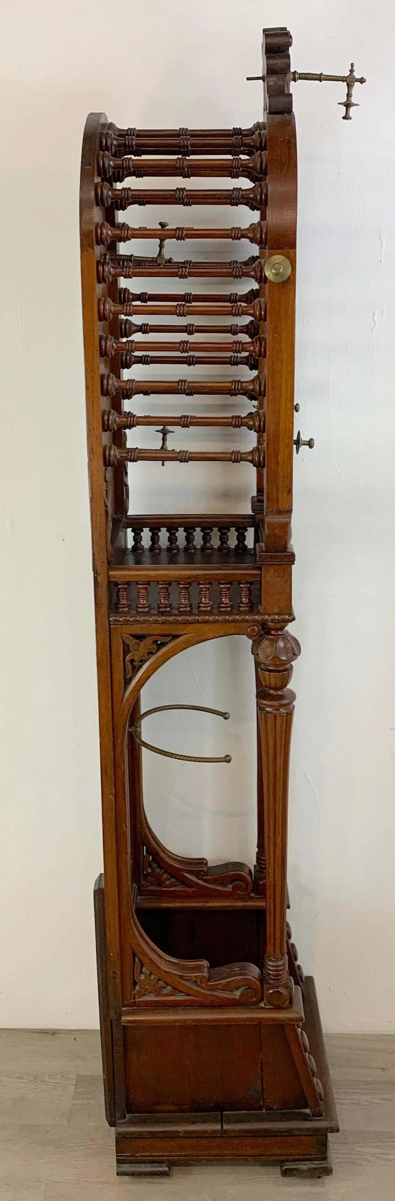 19th Century High Victorian Stick and Ball Variation Hall Rack - 11