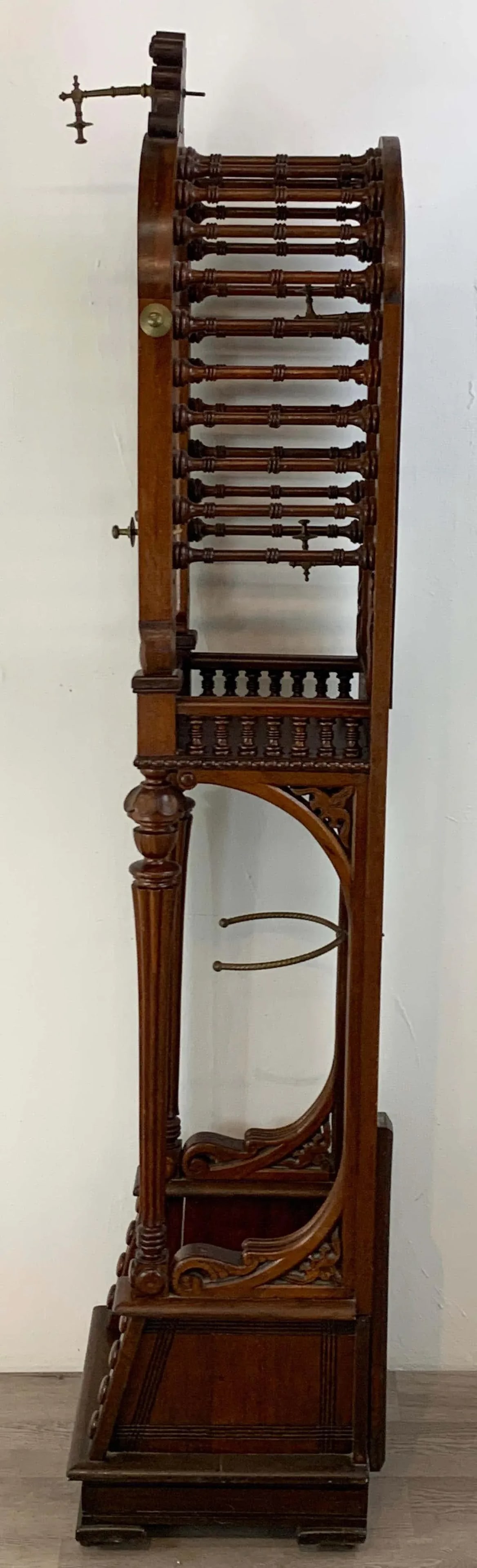 19th Century High Victorian Stick and Ball Variation Hall Rack - 8