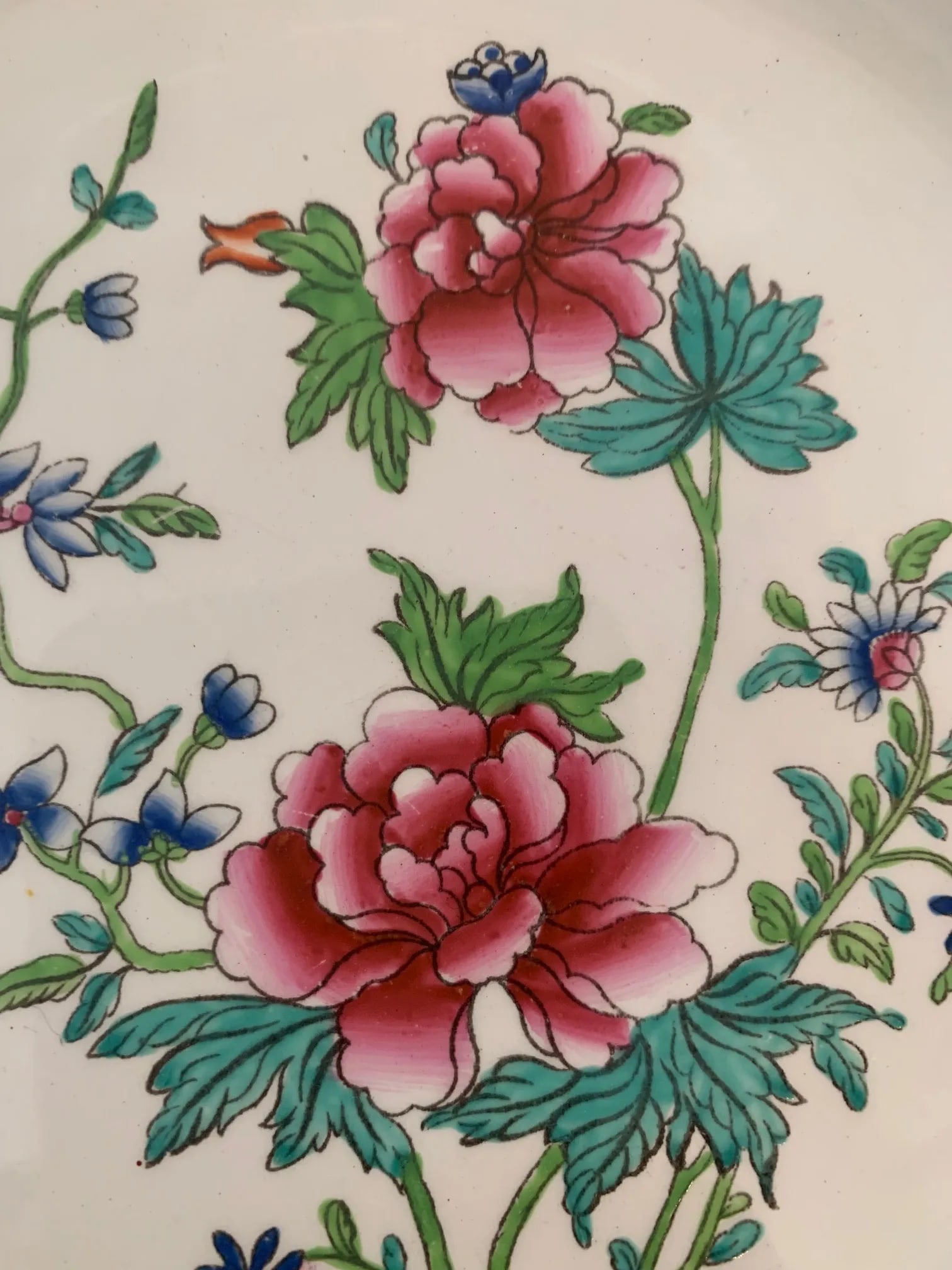 Antique English Spode Round Plates -Set of 14 - 6