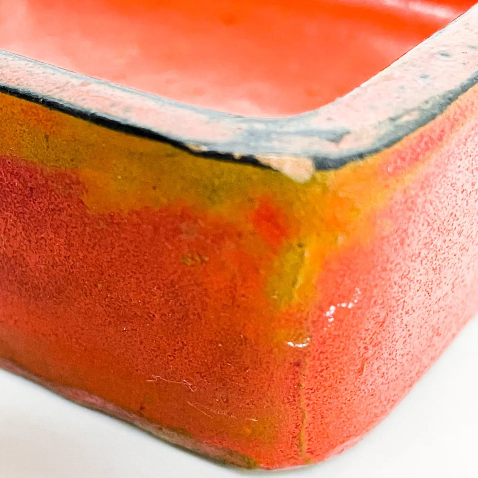 1960s Bitossi Aldo Londi Italian Red Ceramic Box Italy - 9