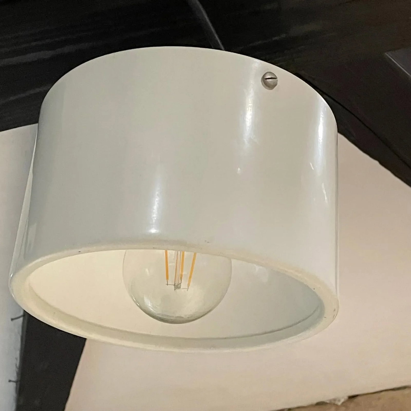 1950s Arteluce Flush Mount Ceiling Lamp Attributed to Sarfatti Italy - 9