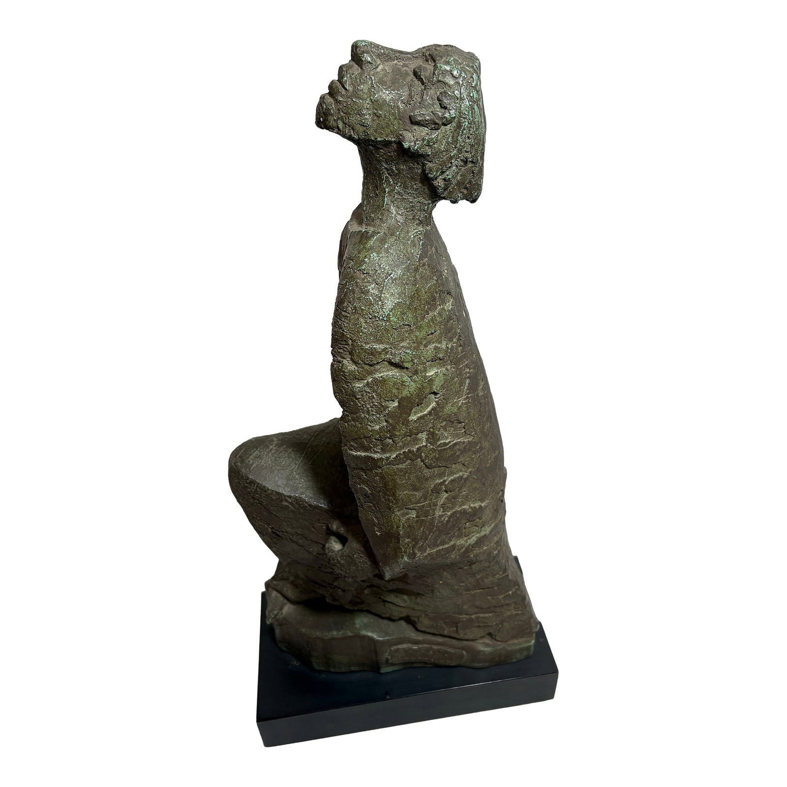 Vintage Ellen Lord by Austin Productions, Signed Cast Metal Sculpture 1960's: This one of a kind Brutalist sculpture is produced by the skilled listed artist Ellen Lord of Austin Productions, signed. Brutalism emerged in the 50s in The United Kingdom among the reconstruction