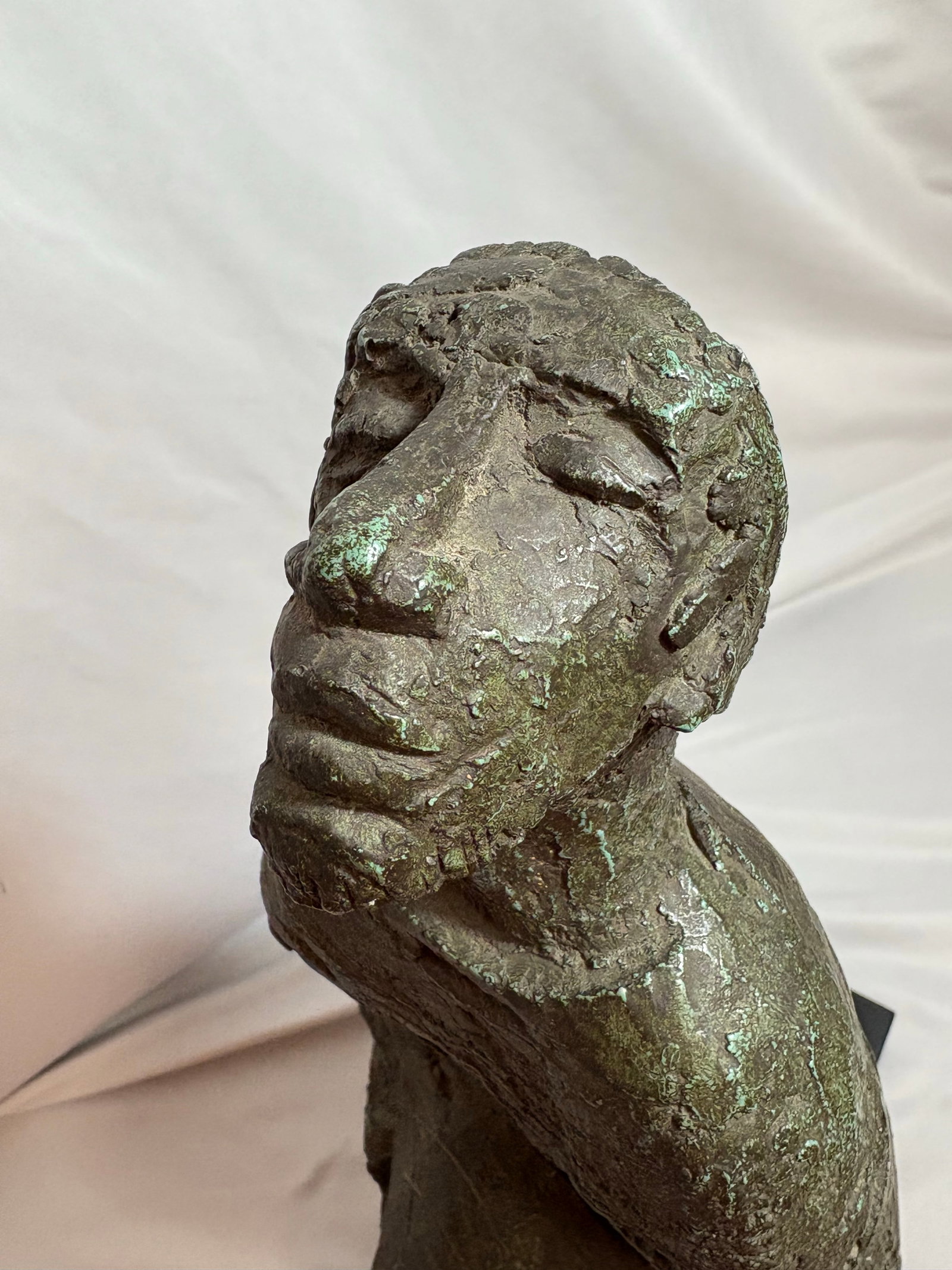 Vintage Ellen Lord by Austin Productions, Signed Cast Metal Sculpture 1960's - 3