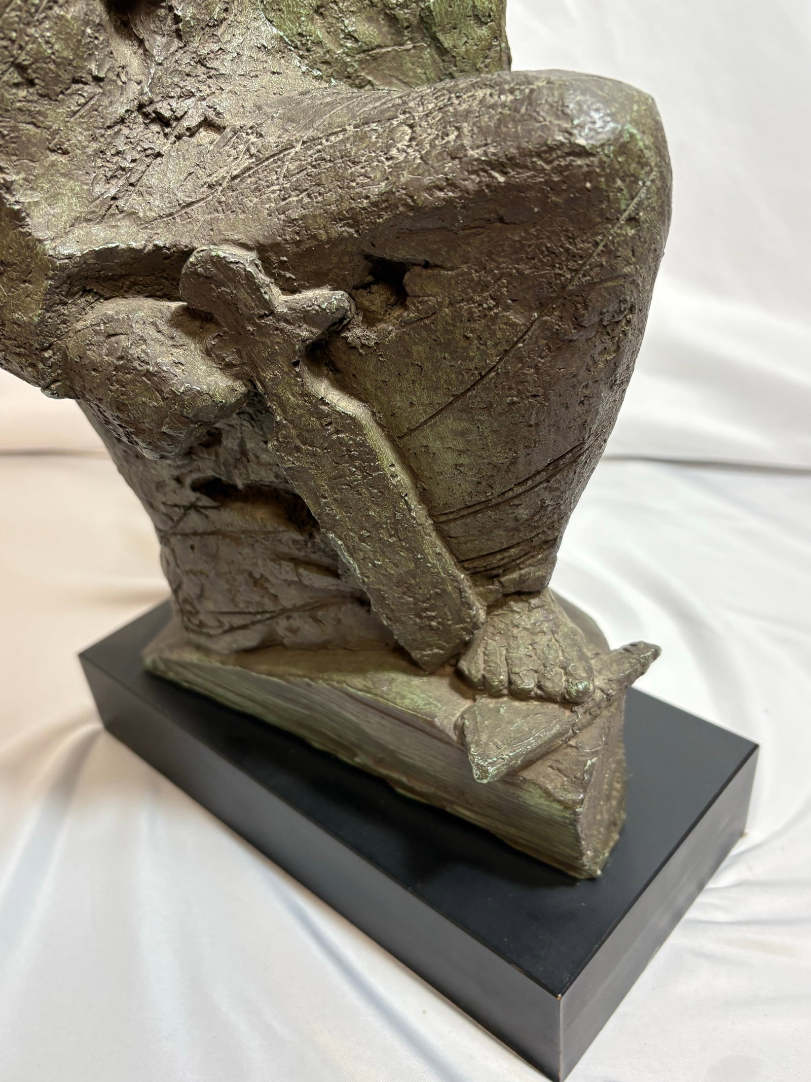 Vintage Ellen Lord by Austin Productions, Signed Cast Metal Sculpture 1960's - 4