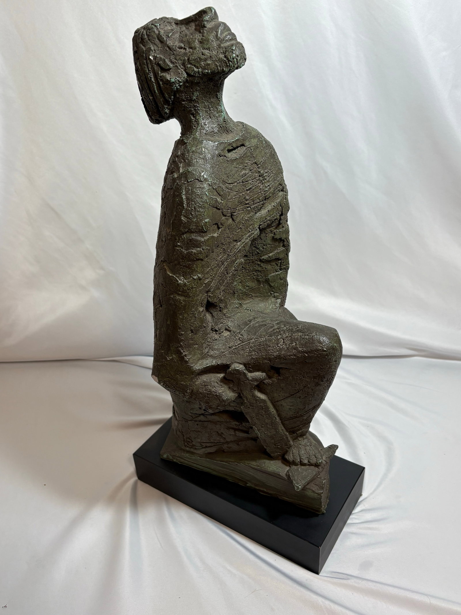 Vintage Ellen Lord by Austin Productions, Signed Cast Metal Sculpture 1960's - 9