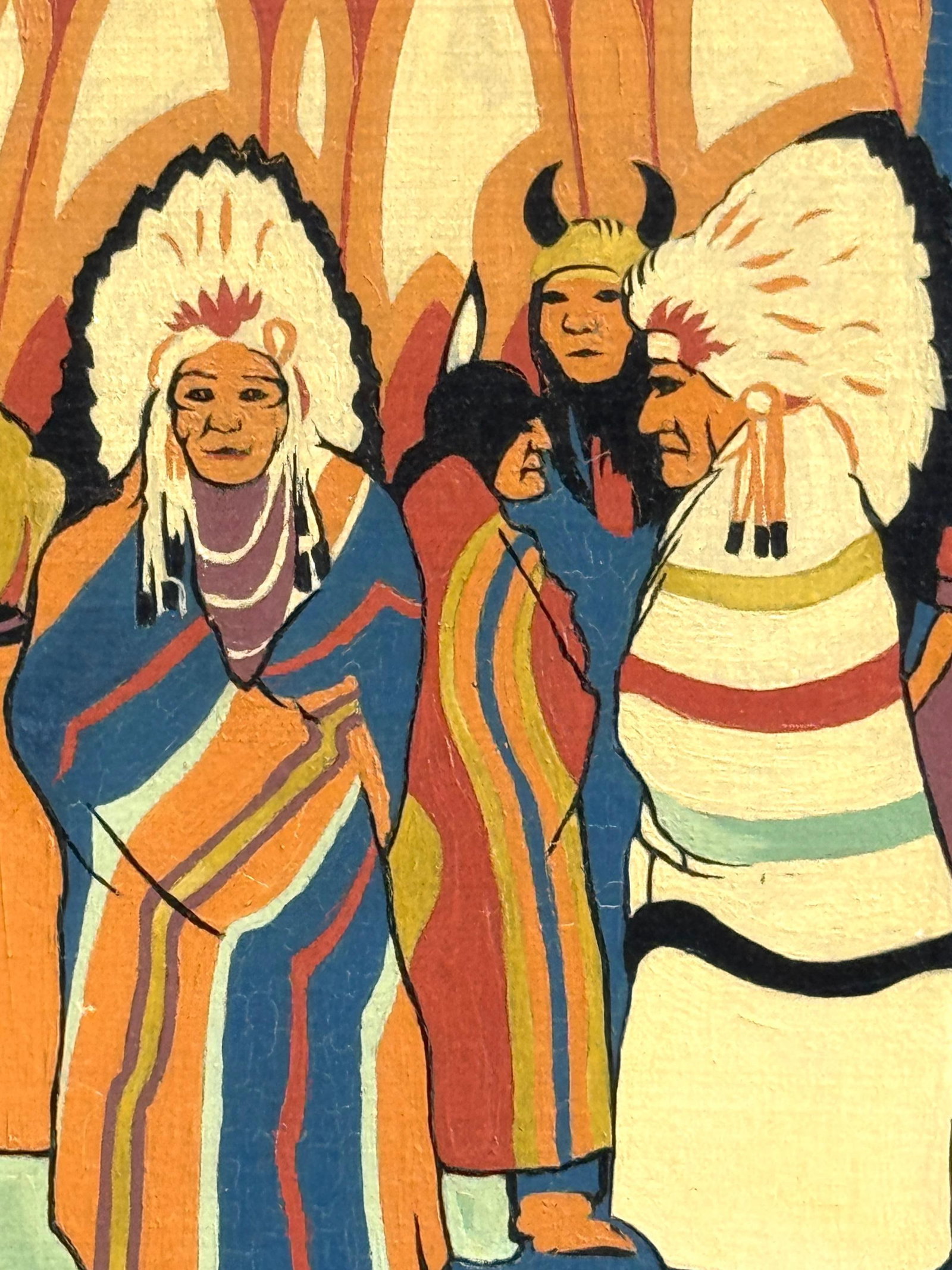Joseph Bidzinski (American, 20th C.) Native American Ceremonial Procession, 1950 - 12