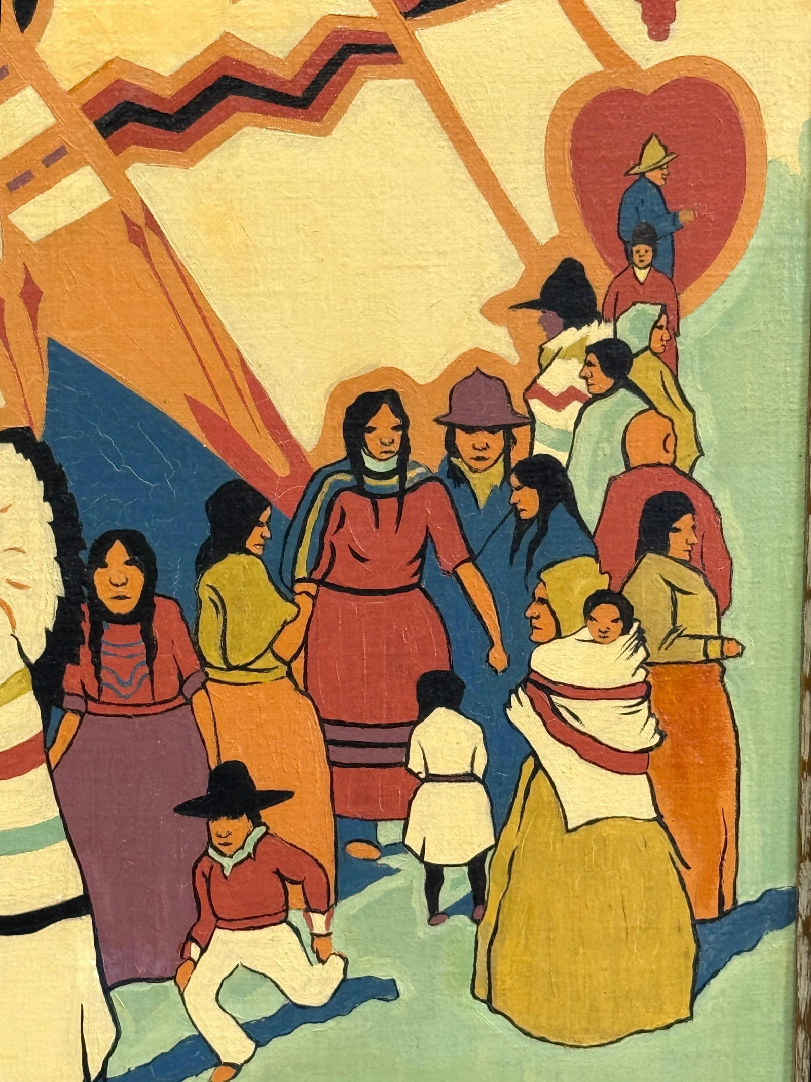Joseph Bidzinski (American, 20th C.) Native American Ceremonial Procession, 1950 - 7