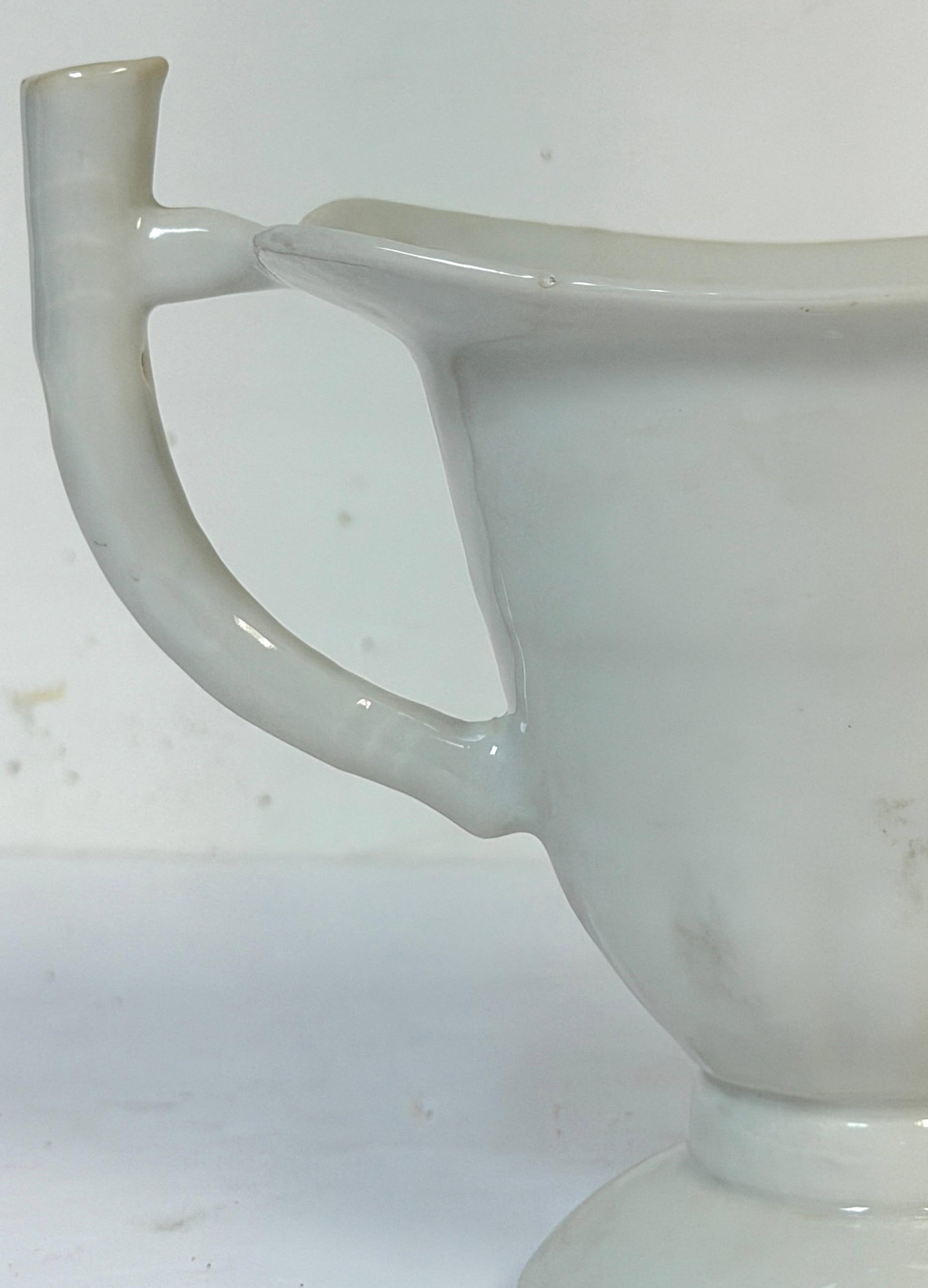 Rare Chinese Export Helmet Pitcher American Eagle Armorial, For American Market - 12
