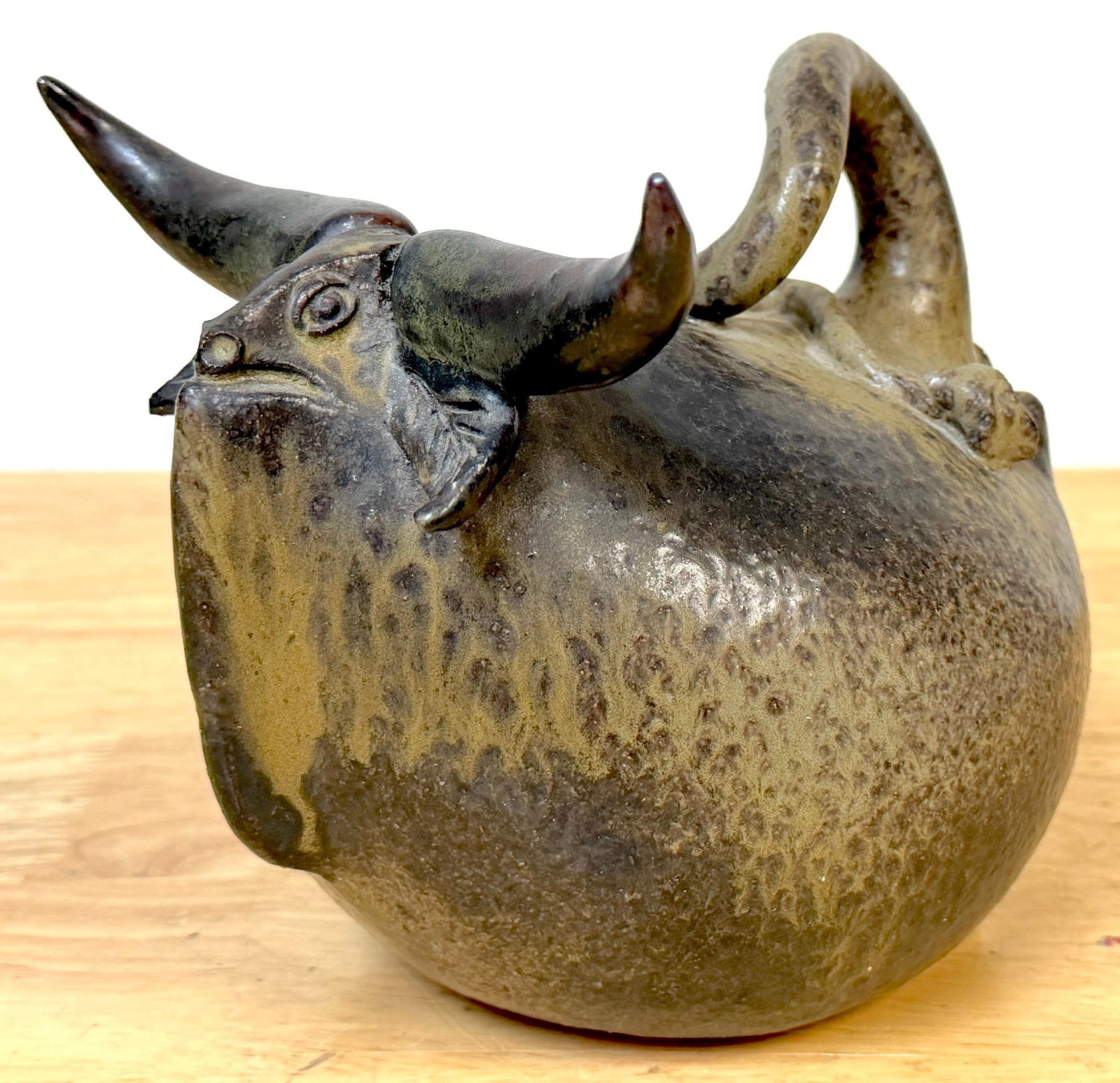 Jorge Mealha (1934–2021) Sculptural Steer / Bovine Form Portugal, late 20th C. - 2