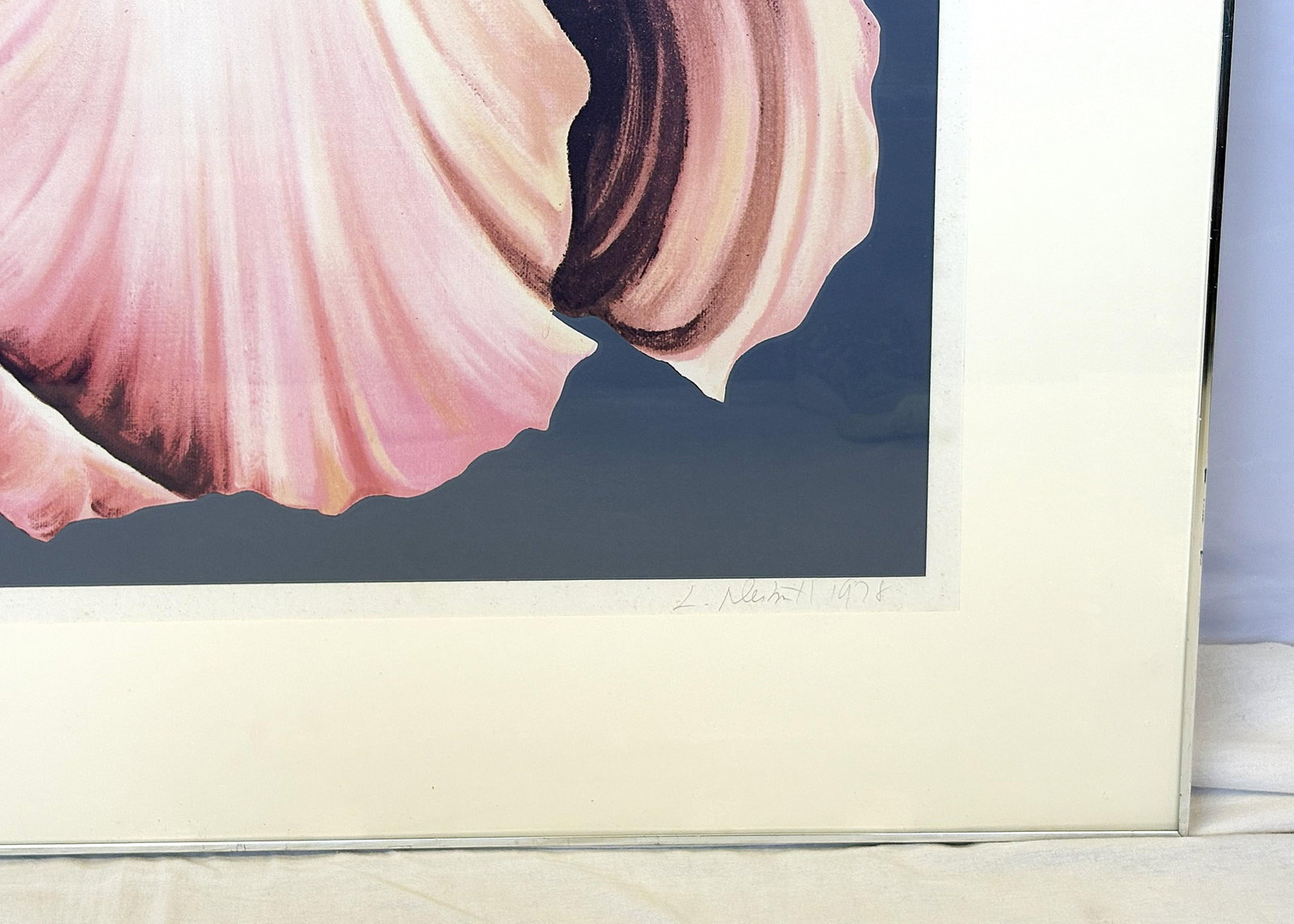 1978 Lowell Nesbitt 'Iris' Lithograph Pencil Signed, Numbered 23/30 and Framed - 10