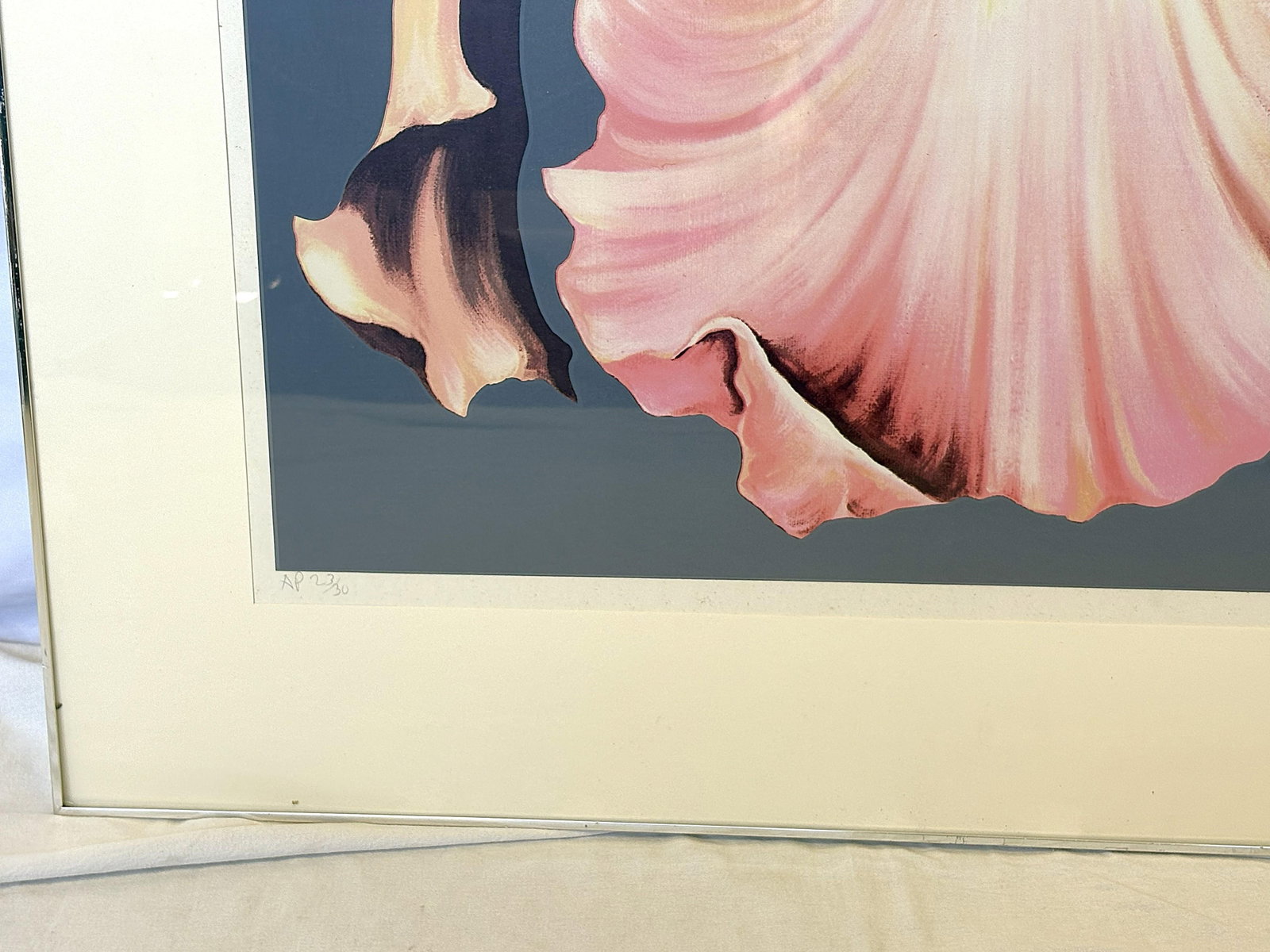 1978 Lowell Nesbitt 'Iris' Lithograph Pencil Signed, Numbered 23/30 and Framed - 8