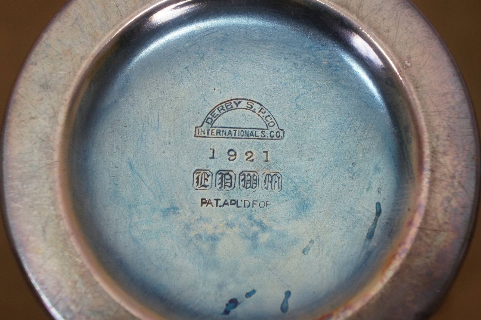 Rare Antique 1921 George Berry Derby Silverplated Golf Bag Cocktail Shaker 13" - 15