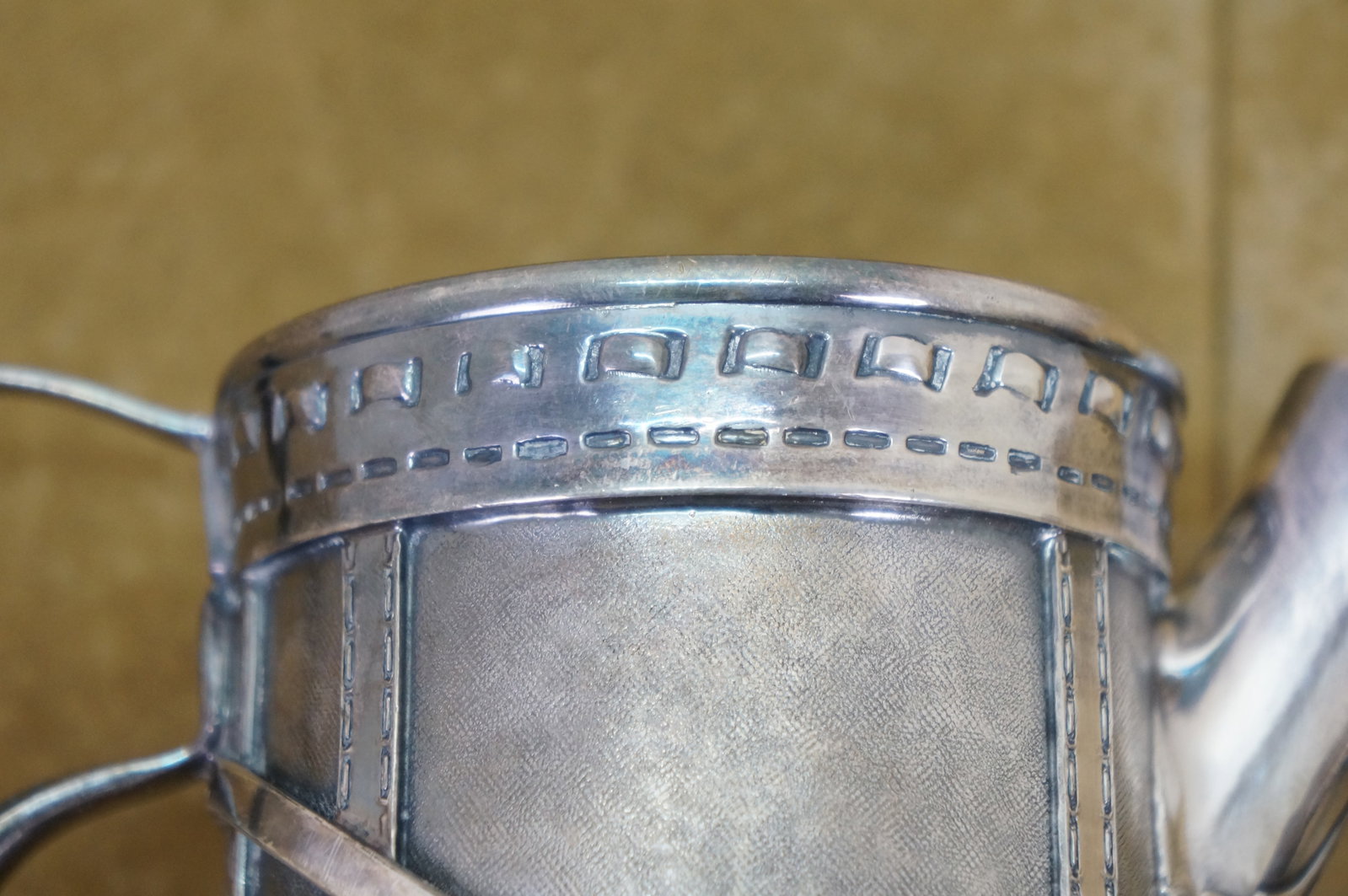 Rare Antique 1921 George Berry Derby Silverplated Golf Bag Cocktail Shaker 13" - 16
