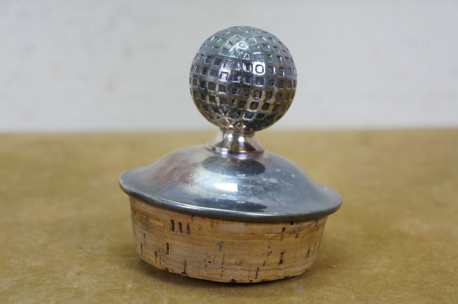 Rare Antique 1921 George Berry Derby Silverplated Golf Bag Cocktail Shaker 13" - 9