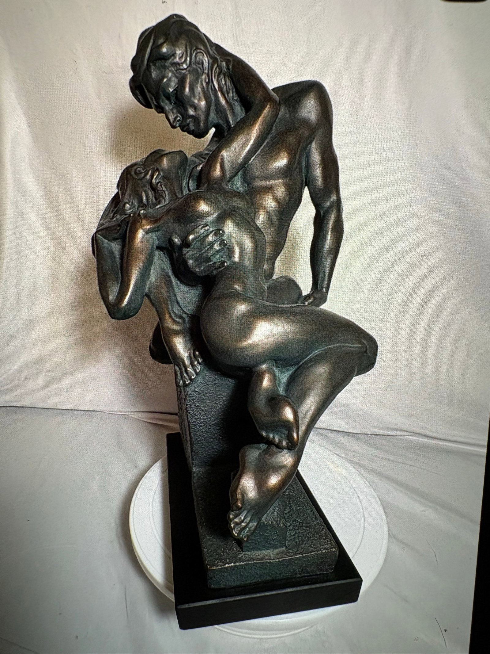 Vintage Austin Production Sculpture "The Study of Lovers, Lovers Embrace" - 3