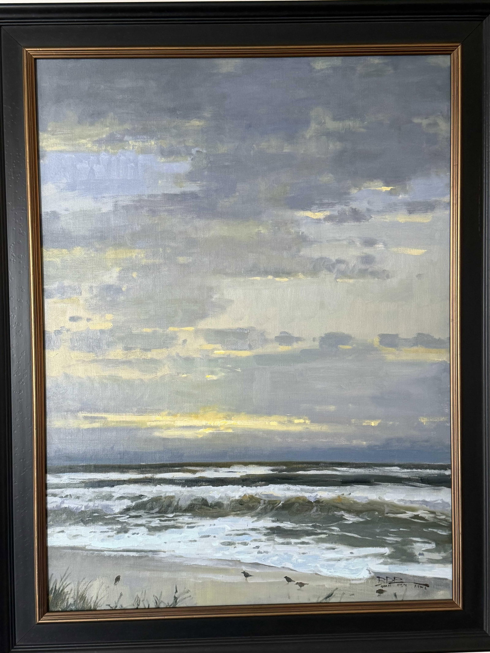 Roger Dale Brown Opa Master Signed Original Oil "Breaking Through" - 2