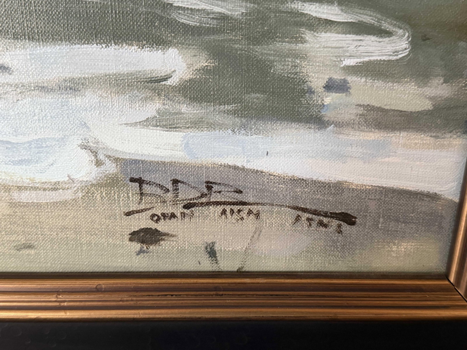 Roger Dale Brown Opa Master Signed Original Oil "Breaking Through" - 4