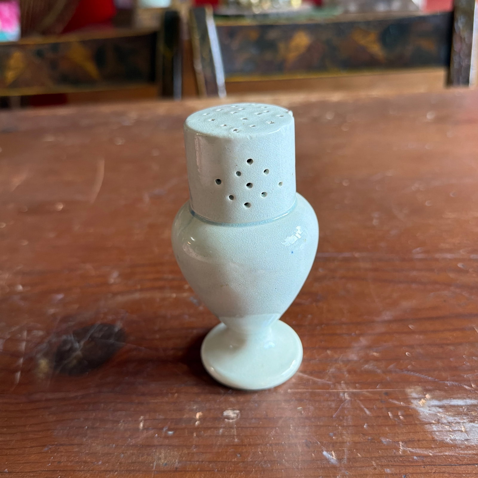 Antique Staffordshire Pearlware Pepper Pot, Circa 1830 - 10