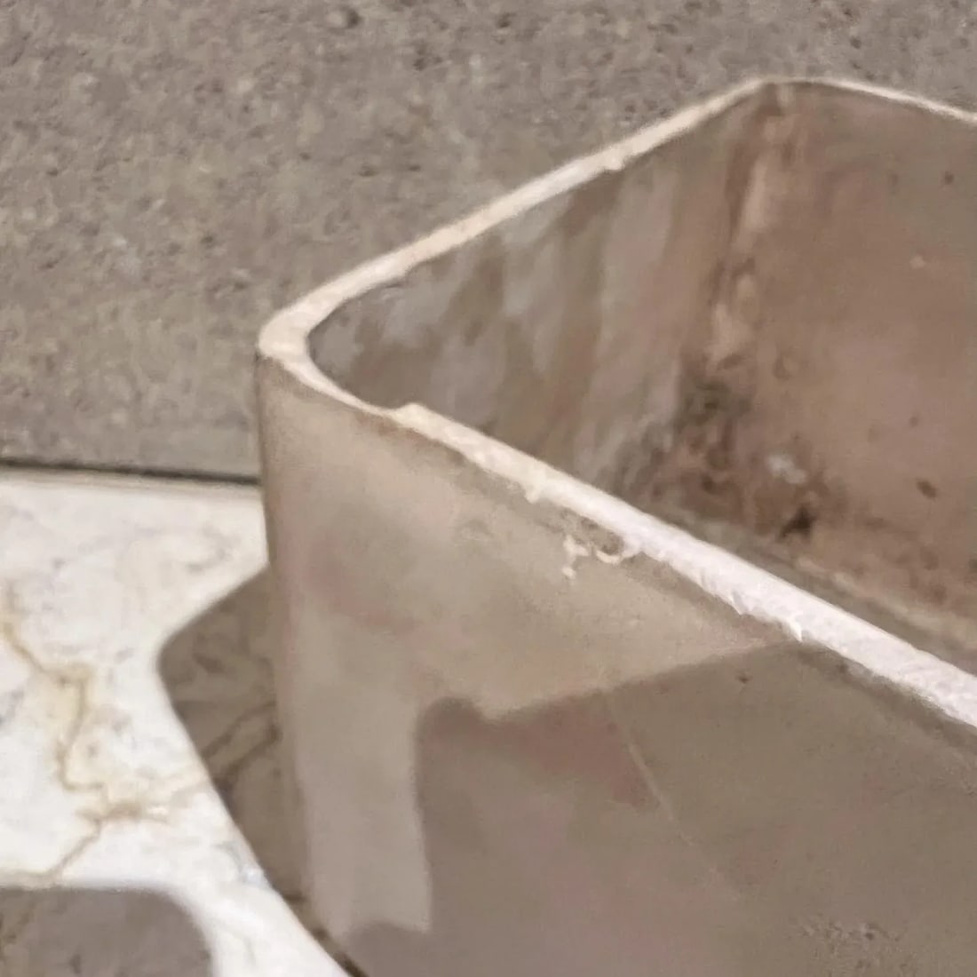 1960s Architectural Pottery Square Bisque Planter Style John Follis - 2