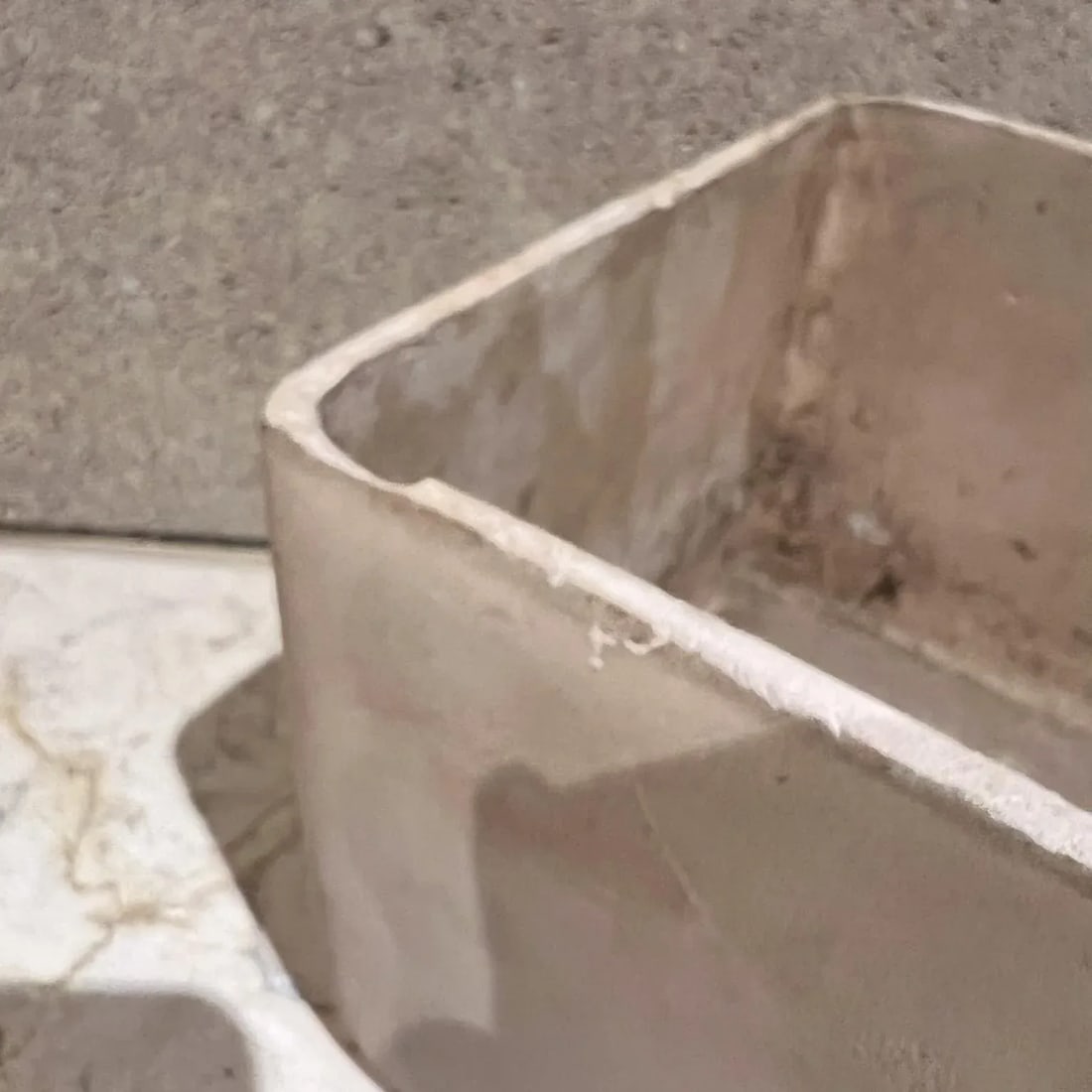 1960s Architectural Pottery Square Bisque Planter Style John Follis - 3