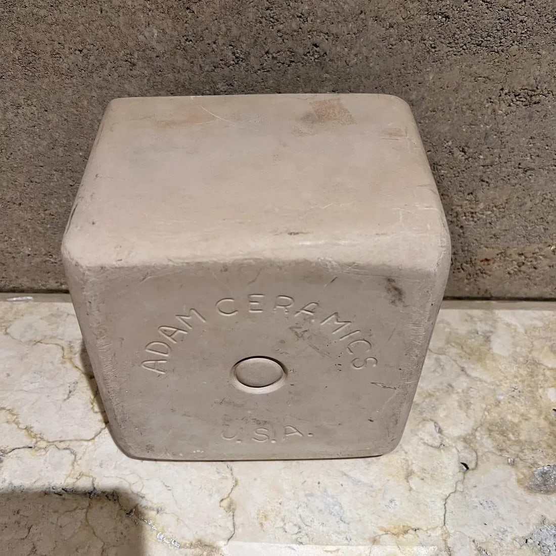 1960s Architectural Pottery Square Bisque Planter Style John Follis - 7