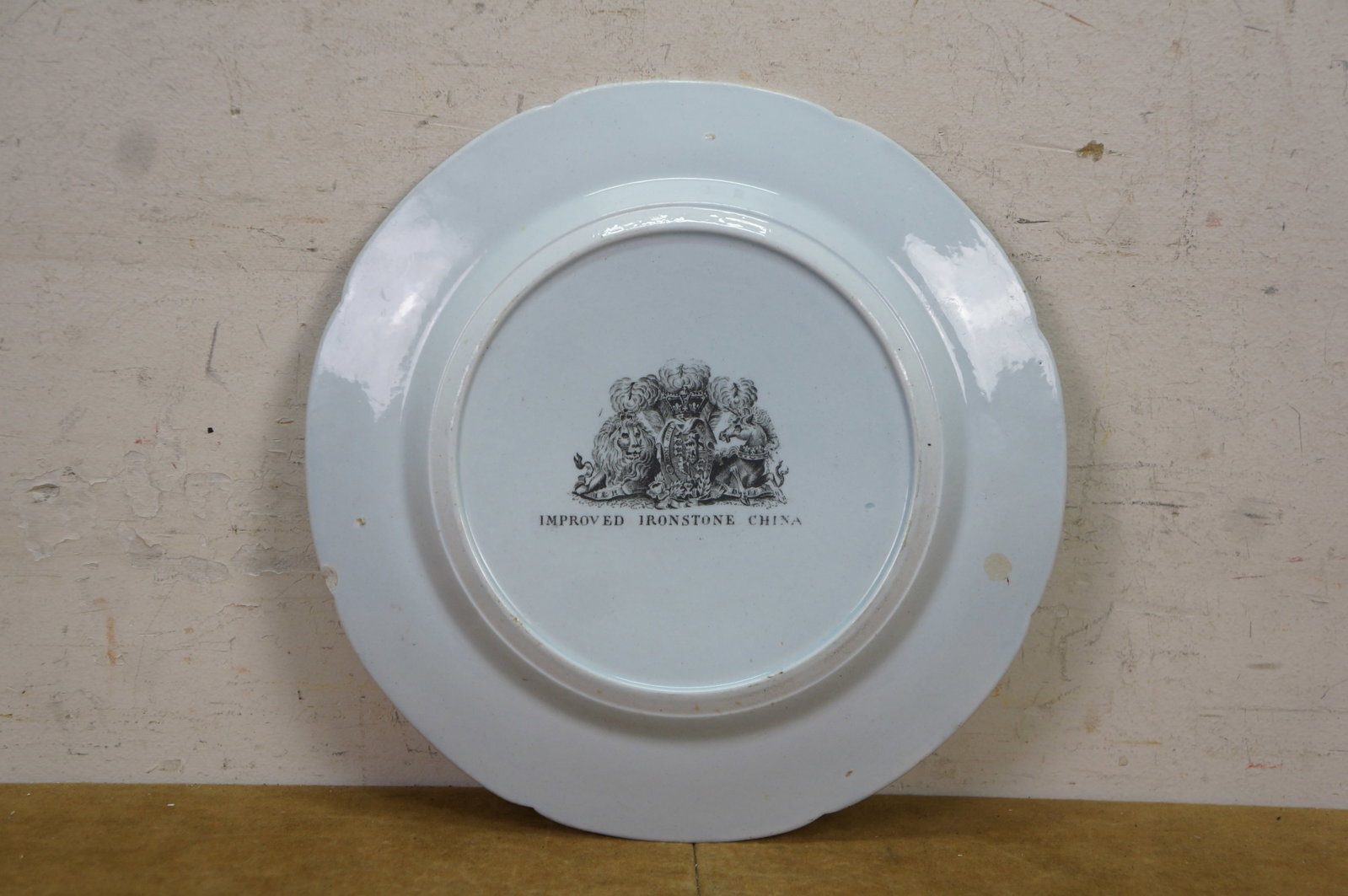 Antique Stephan Folch Ironstone Imari Bamboo & Basket China Dinner Plates - Set of 16 - 12