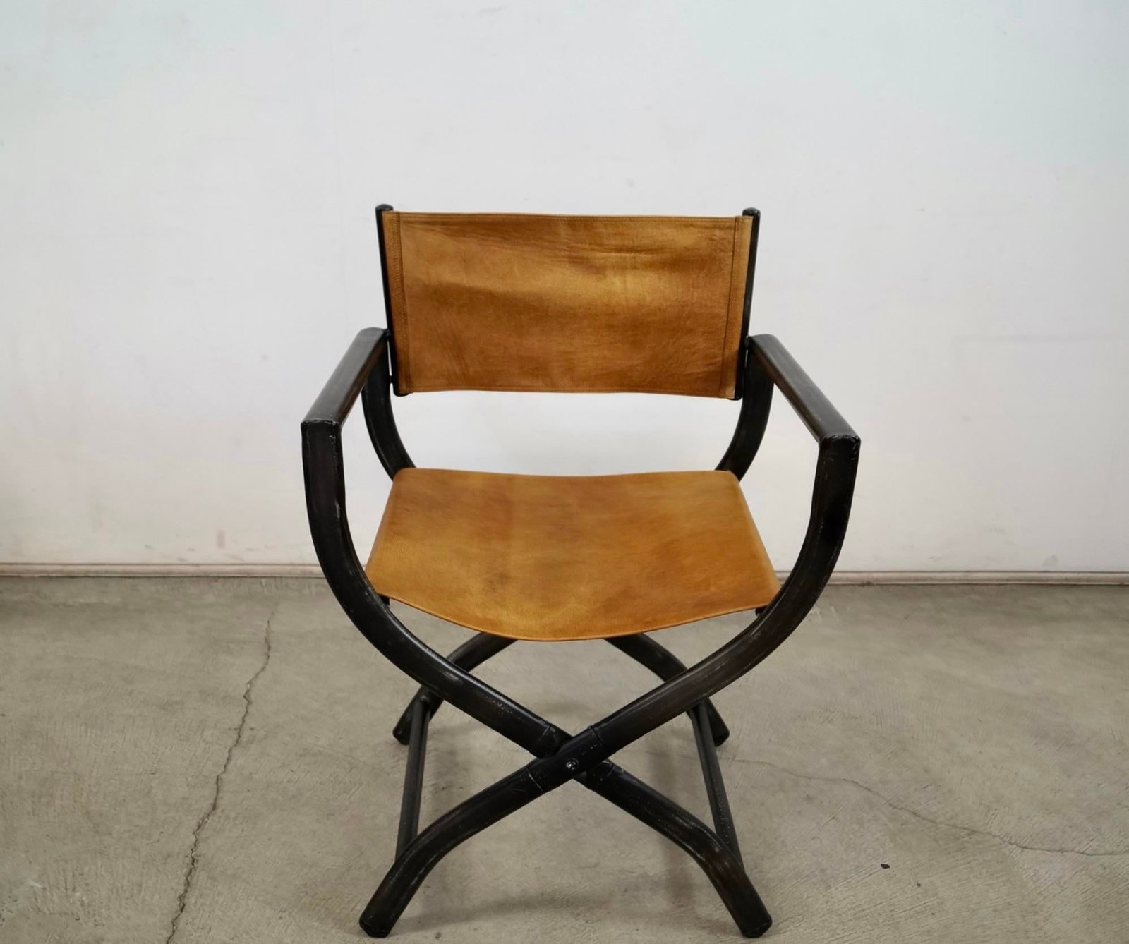 Restoration Hardware French Leather Director's Armchair - 2