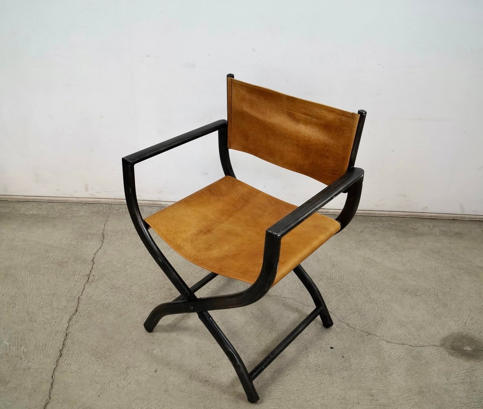 Restoration Hardware French Leather Director's Armchair - 3