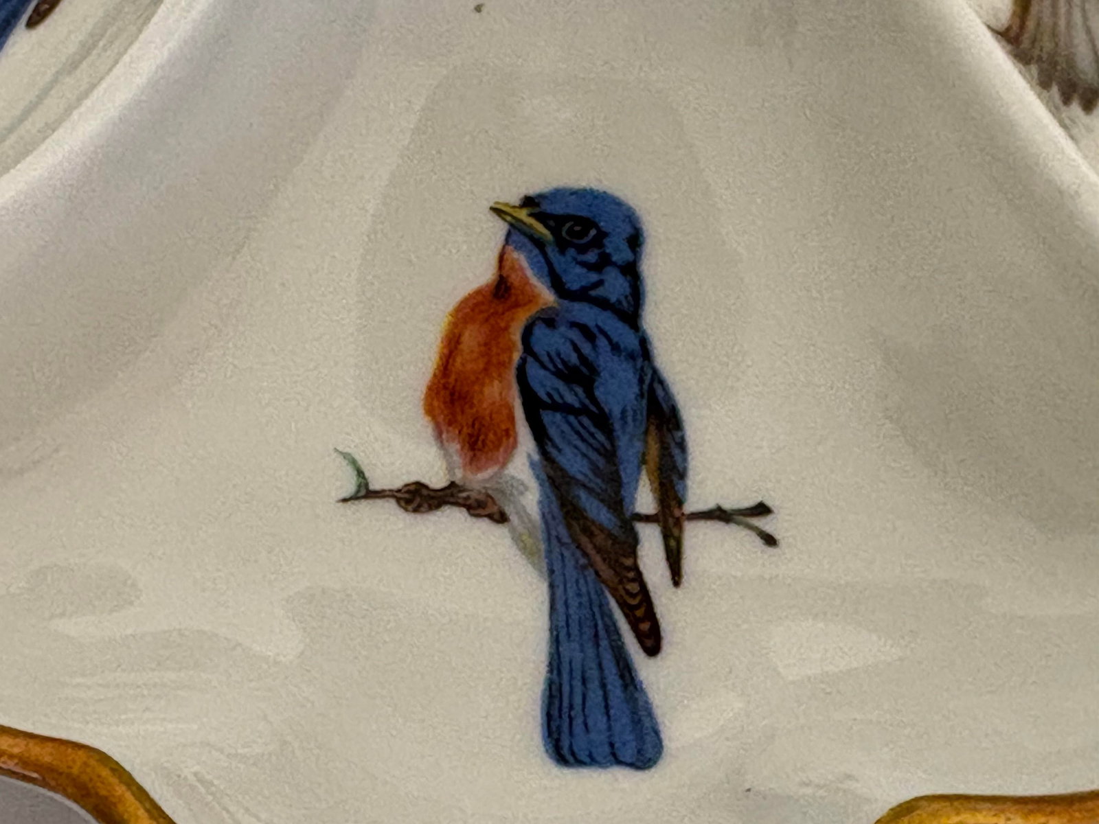 1940's Limoges, France Divided Porcelain Dish Trimeed in 24k Gold - 6