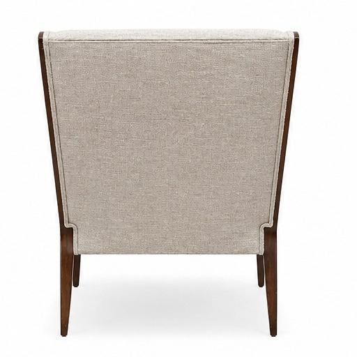 Walnut and Rattan Mid-Century Italian Lounge Chairs - Pair - 3