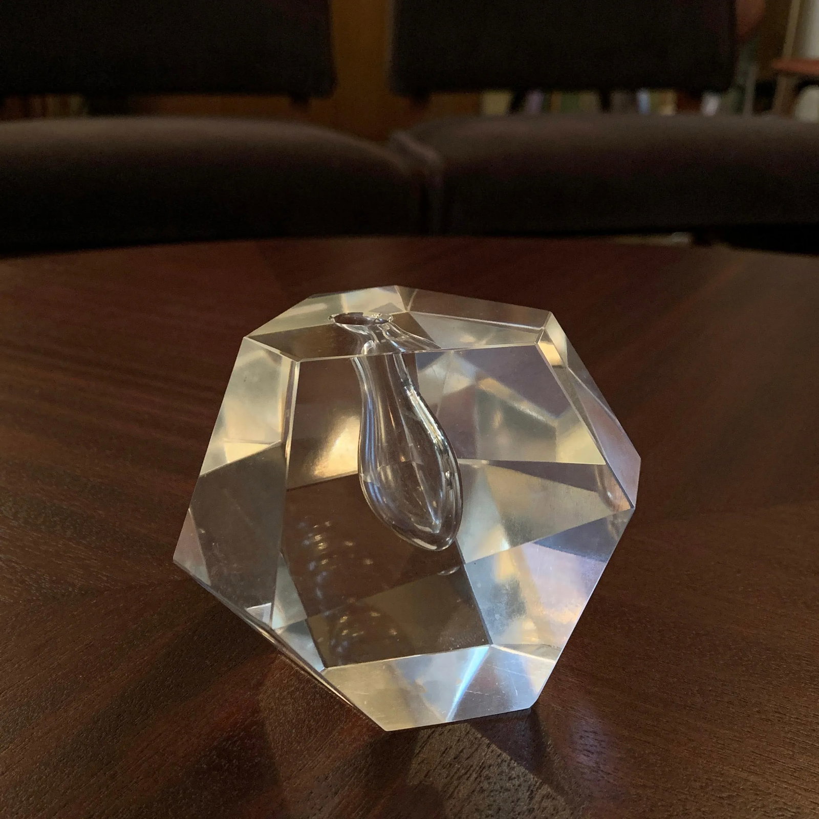 Mid 20th Century Timo Sarpaneva for littala Faceted Crystal "Orchid" Bud Vase - 2