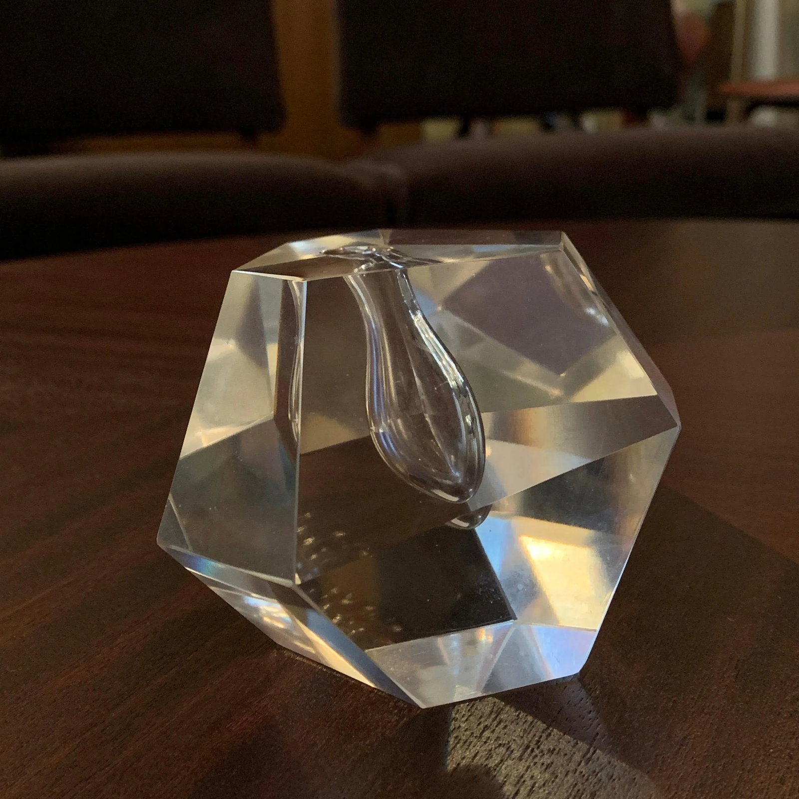 Mid 20th Century Timo Sarpaneva for littala Faceted Crystal "Orchid" Bud Vase - 3