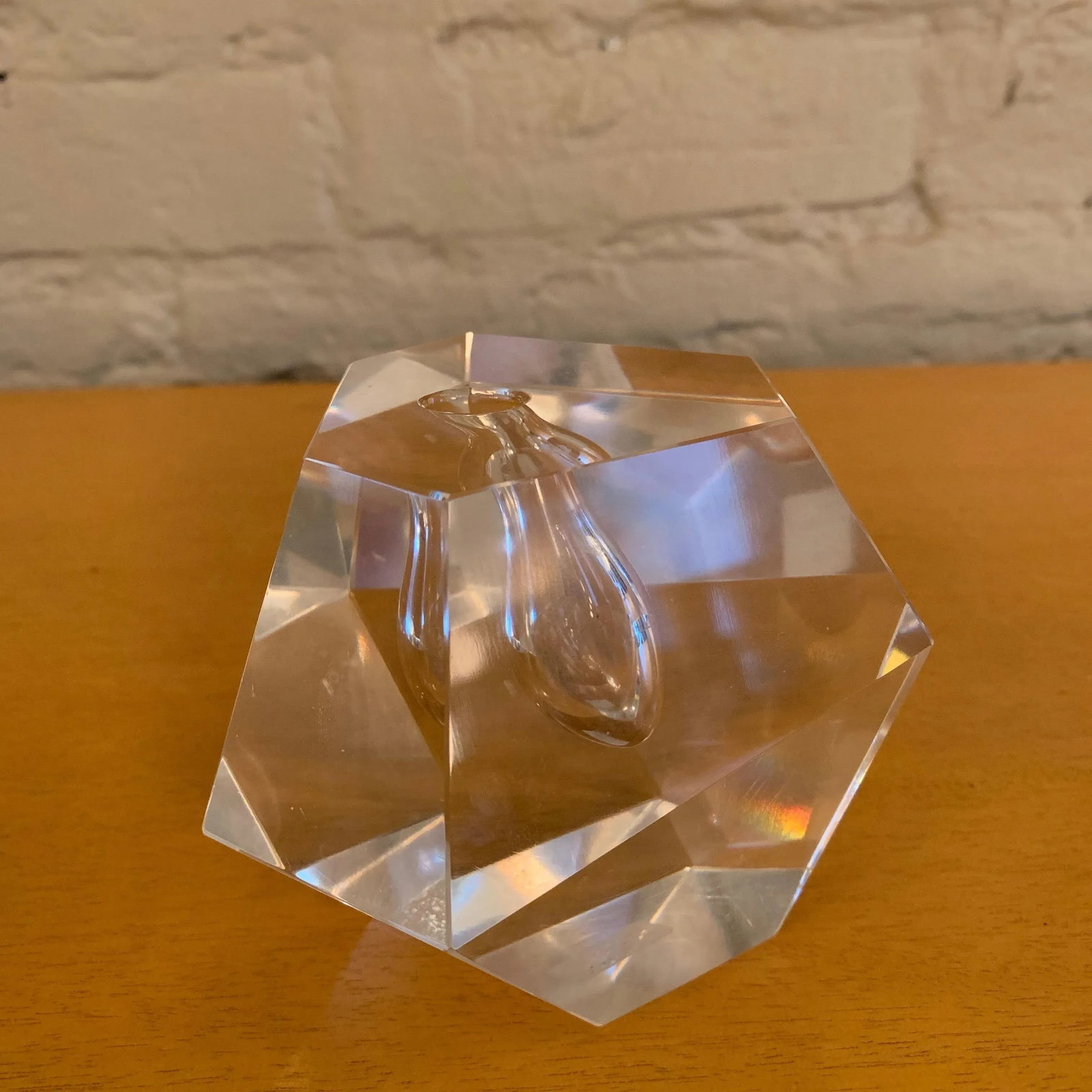 Mid 20th Century Timo Sarpaneva for littala Faceted Crystal "Orchid" Bud Vase - 5