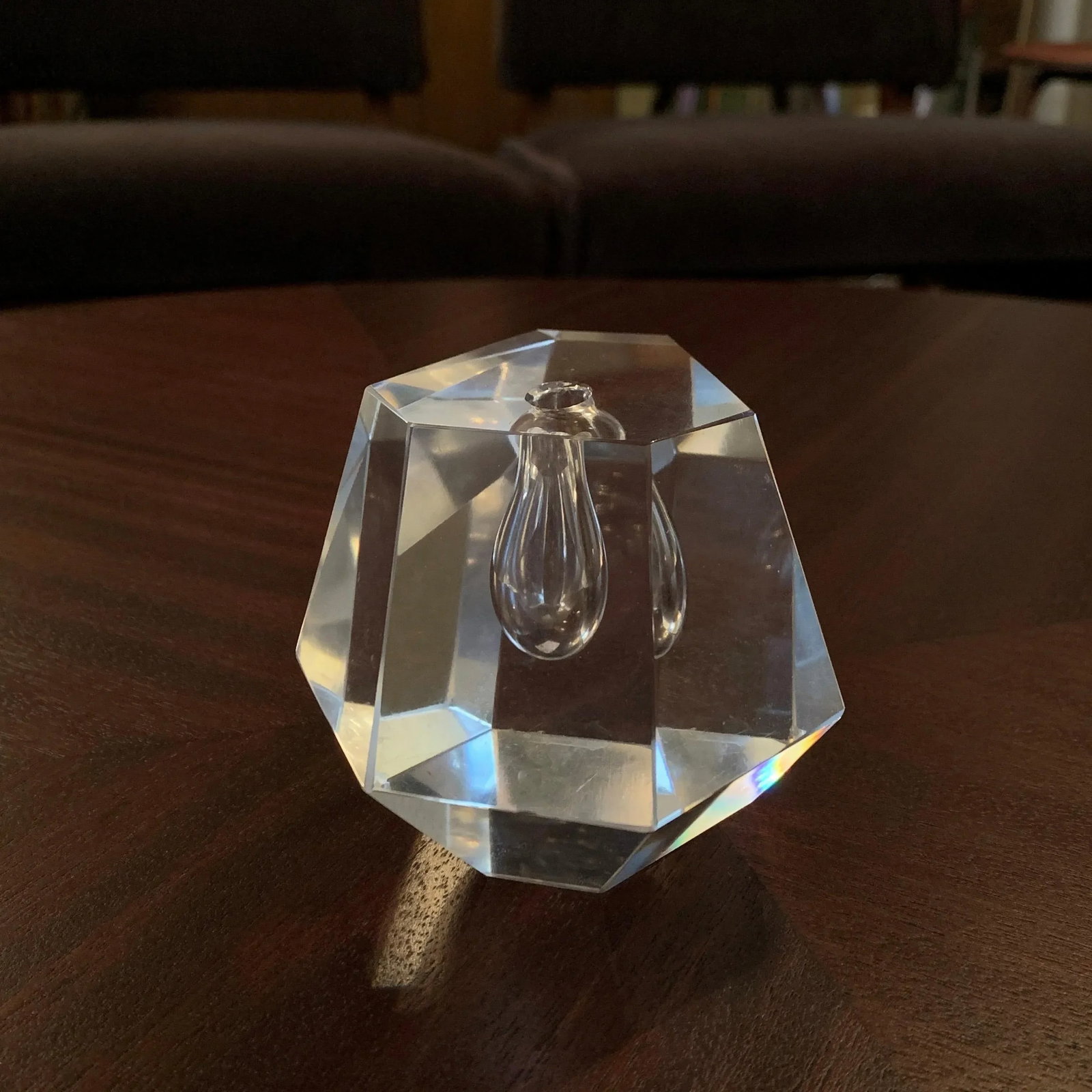 Mid 20th Century Timo Sarpaneva for littala Faceted Crystal "Orchid" Bud Vase - 6