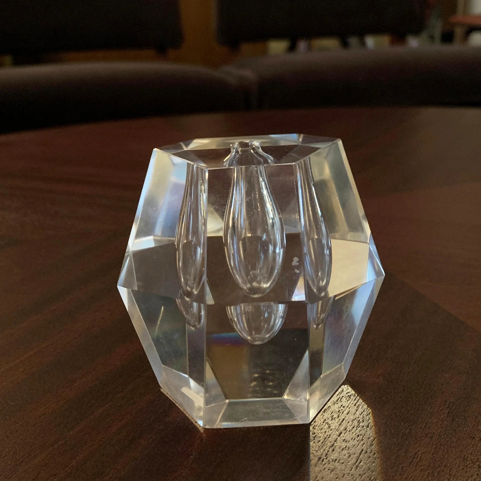 Mid 20th Century Timo Sarpaneva for littala Faceted Crystal "Orchid" Bud Vase - 7