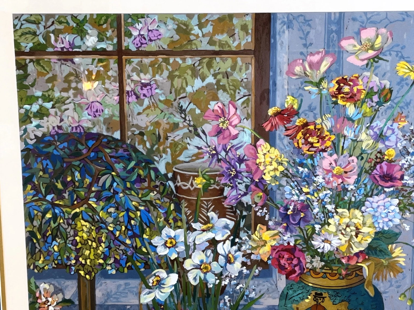 Signed and Numbered Serigraph by John Powell, American (1930- ) 'Still Life Interior' - 5