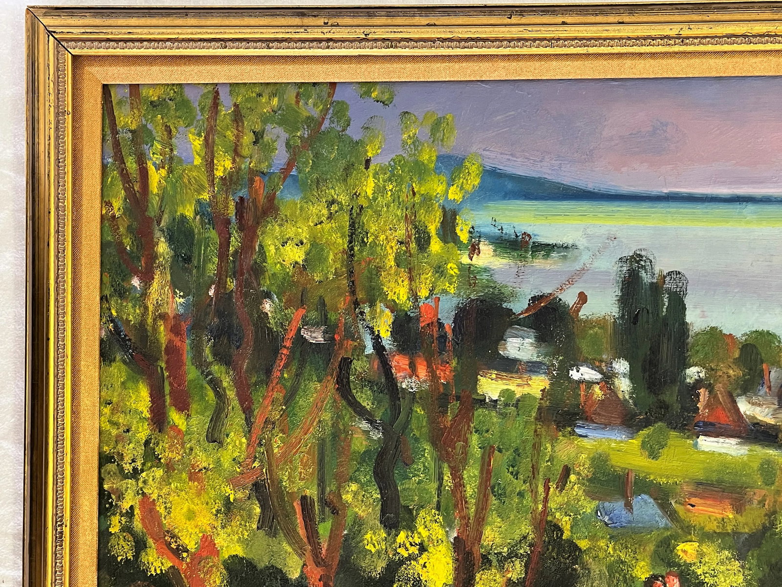Signed Original Oil on Hardboard by Hungarian Artist, Ferenc Door (1918-2015) Titled 'Early Fall' - 2