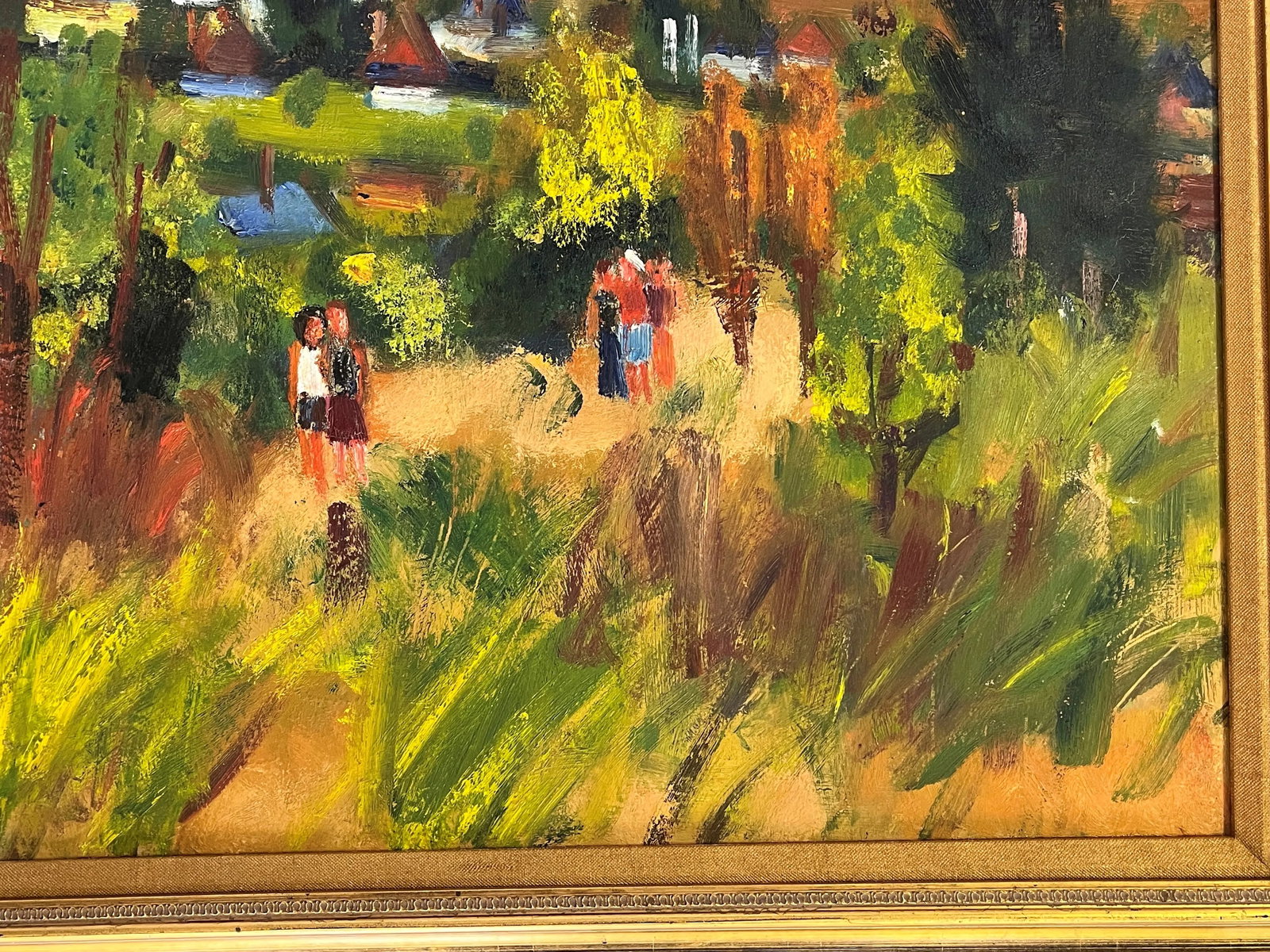 Signed Original Oil on Hardboard by Hungarian Artist, Ferenc Door (1918-2015) Titled 'Early Fall' - 4