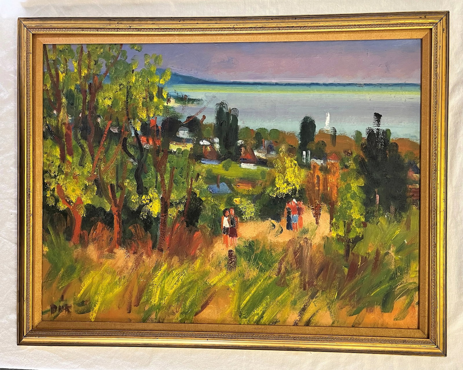 Signed Original Oil on Hardboard by Hungarian Artist, Ferenc Door (1918-2015) Titled 'Early Fall' - 8