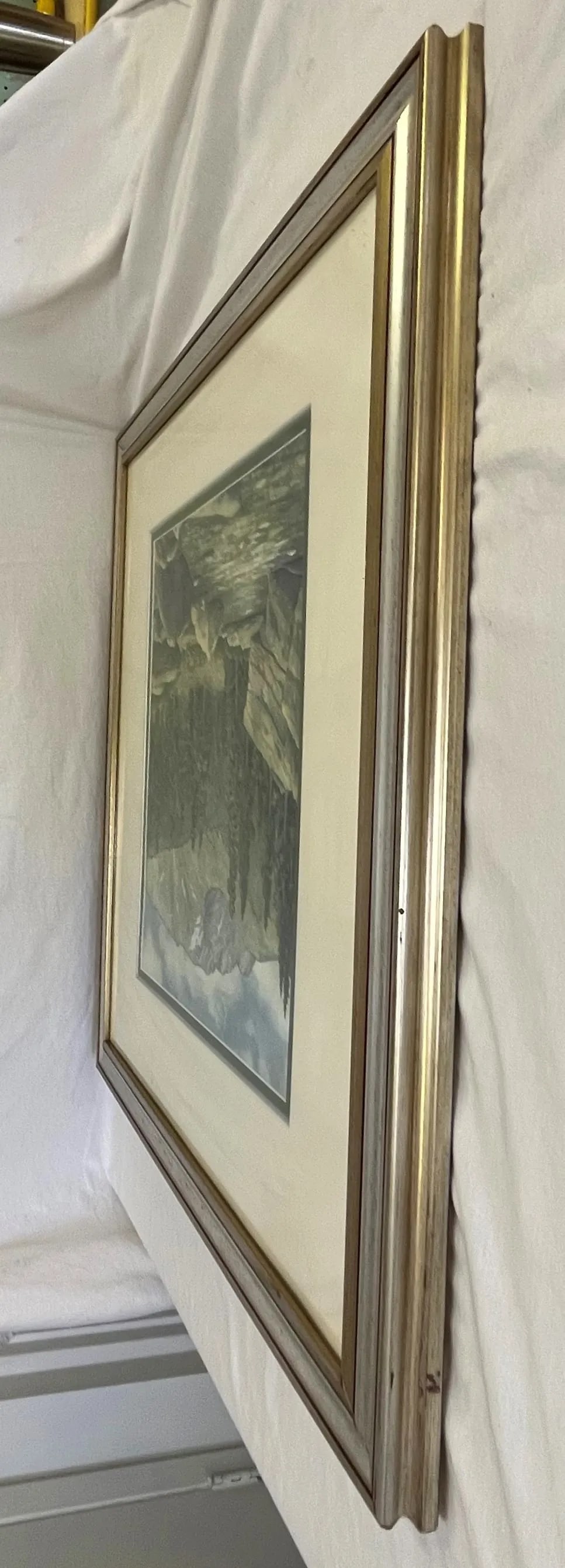 Original Stephen Smalzel Framed Watercolor Painting 'Rocky Mountain Landscape' - 8