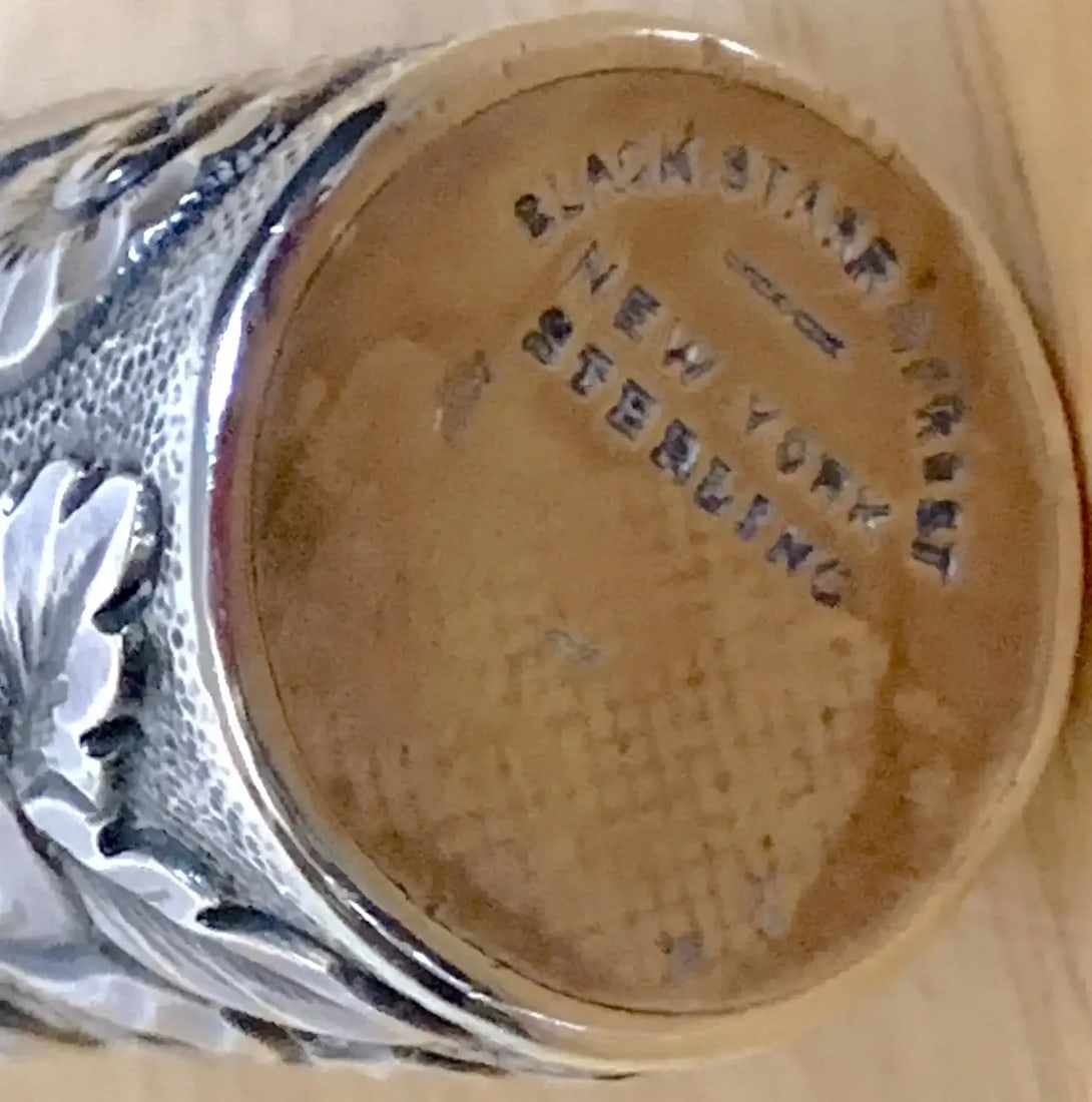 Late 19th Century Large Dominick & Haff Aesthetic Sterling Perfume or Flask With Dragon Fly - 2