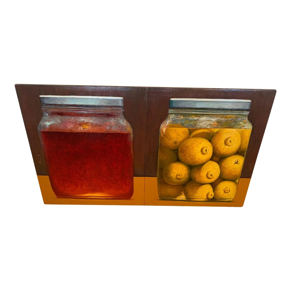 Large Original Oil on Board Still Life Painting (1 of 13)