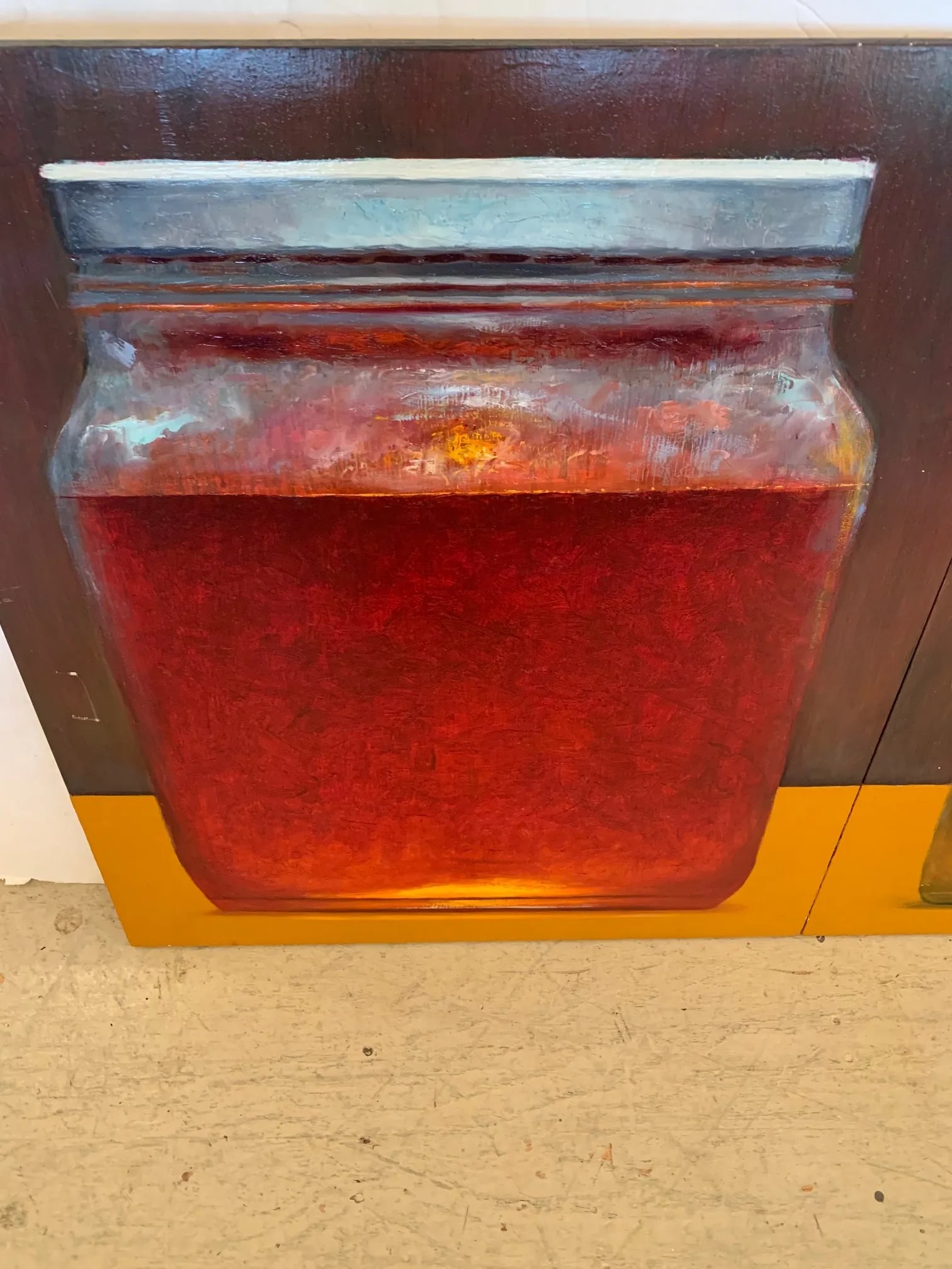 Large Original Oil on Board Still Life Painting - 3