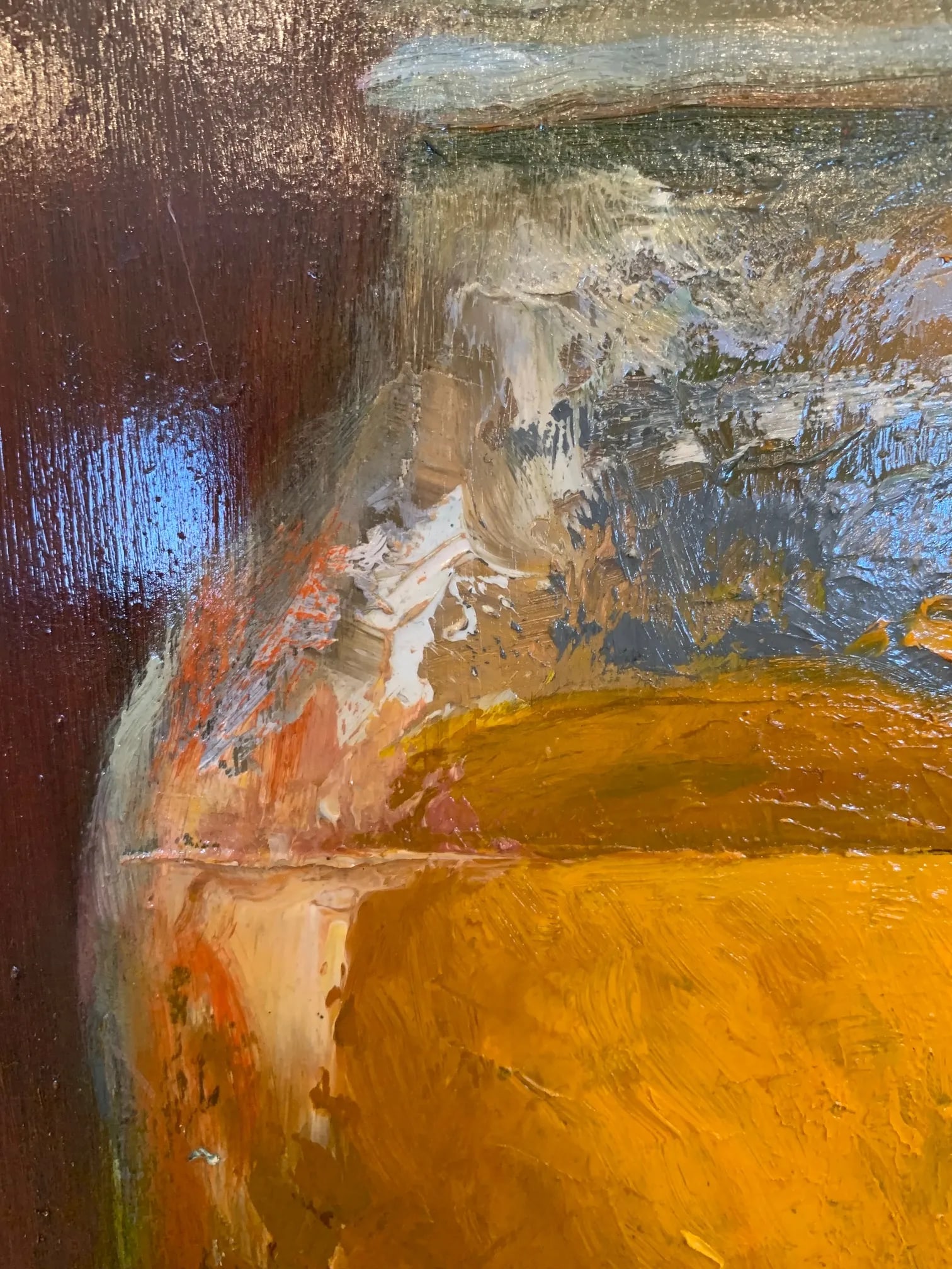 Large Original Oil on Board Still Life Painting - 6