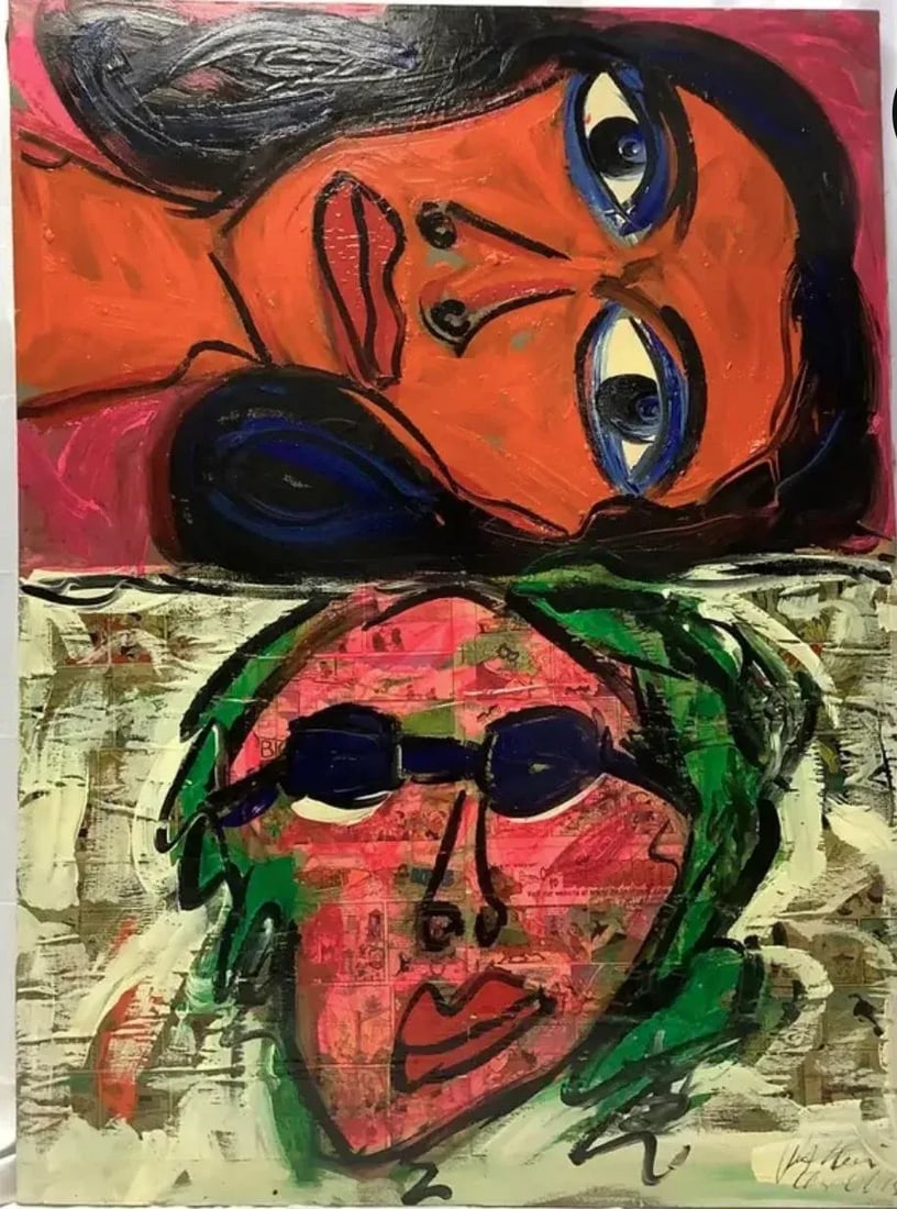 Peter Keil Abstract Painting on Canvas - 2