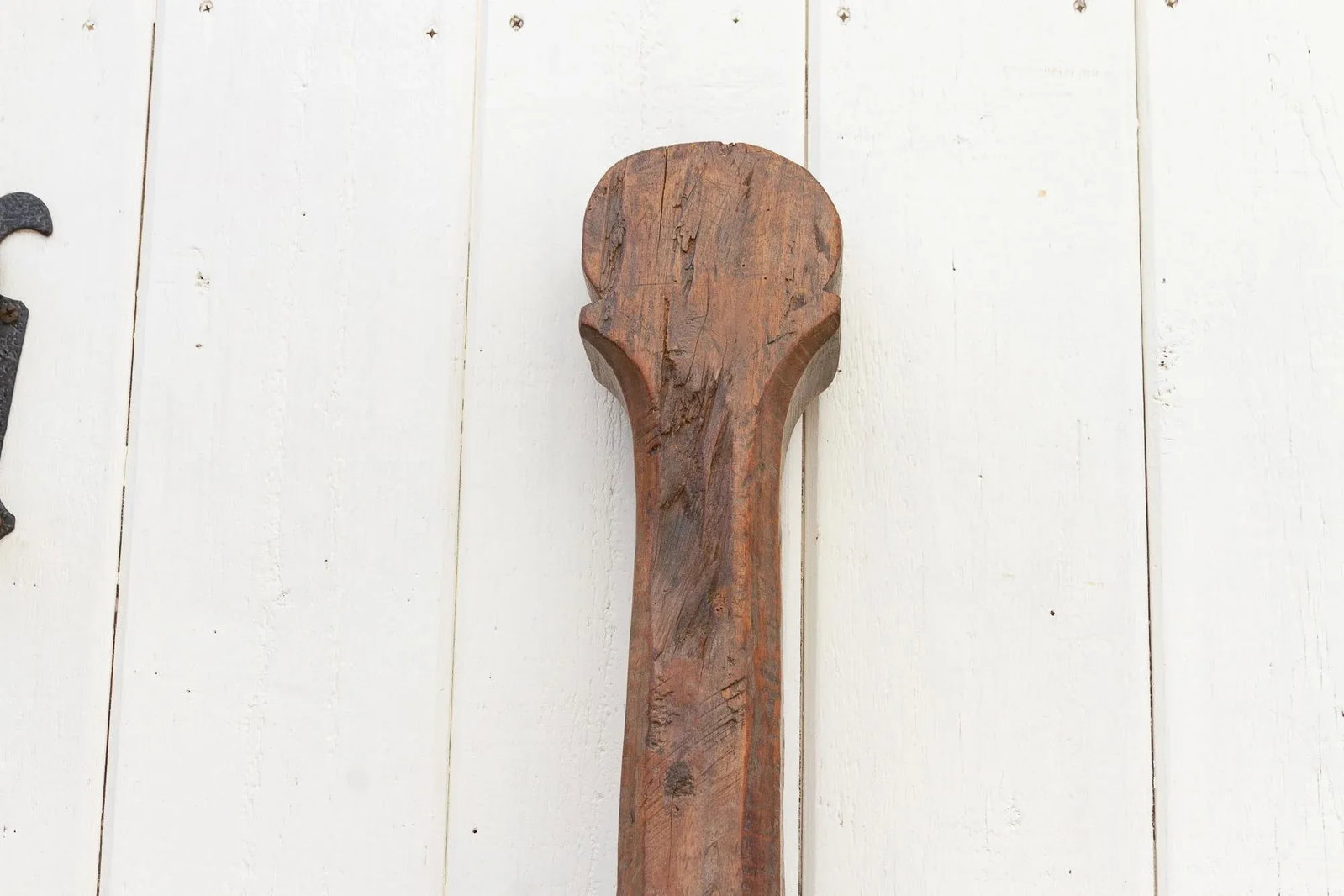 Antique Thailand Loom Paddle Post - 3