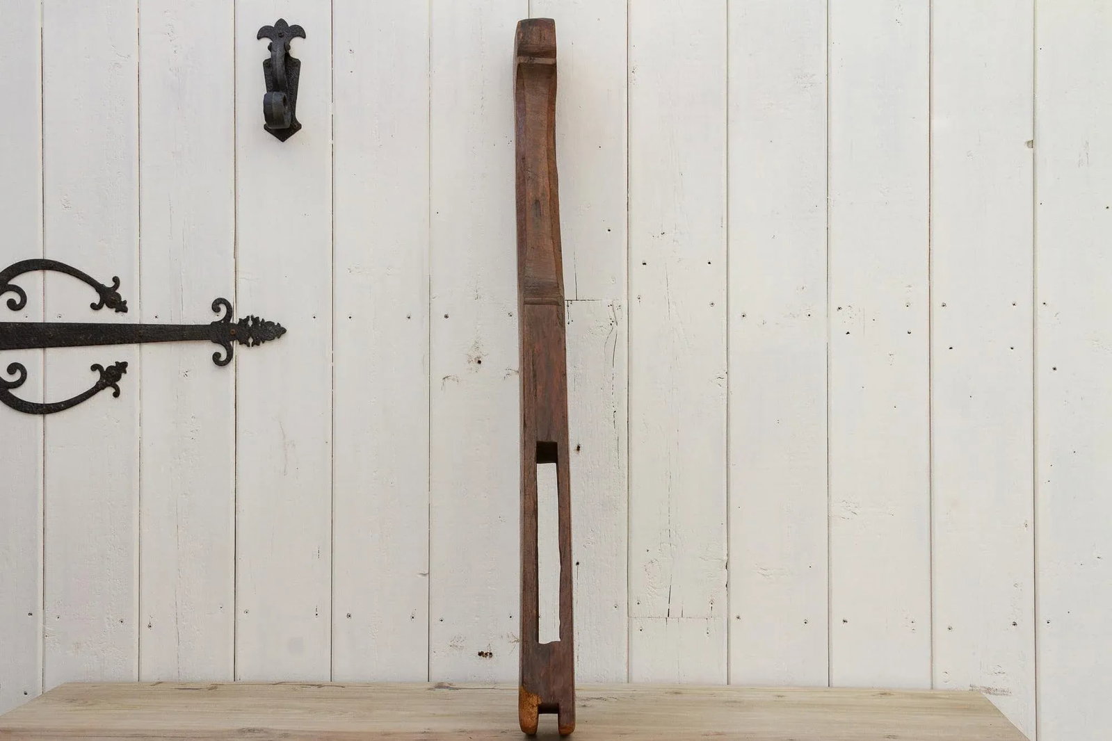Antique Thailand Loom Paddle Post - 6