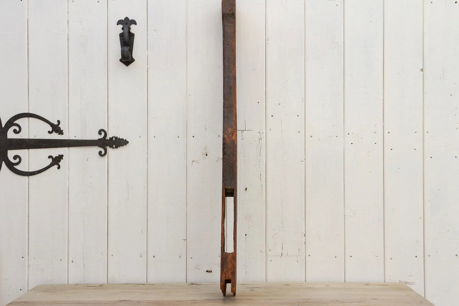 Ancient Thick Wood Loom Post - 4