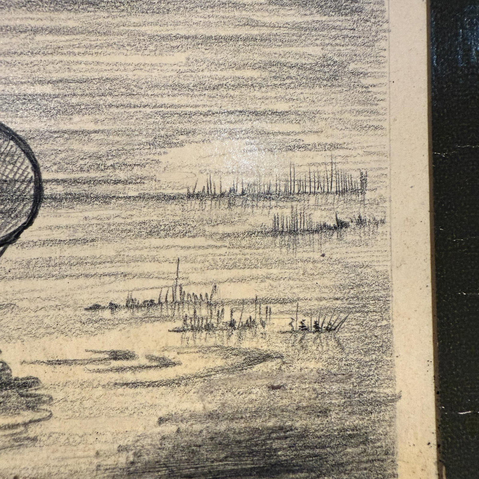 1940s Art by Alfredo Zalce Original Pencil on Paper Fisherman Artwork Mexico - 18