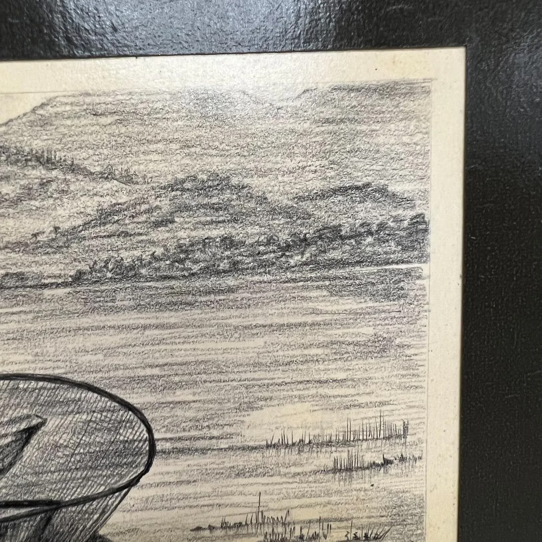 1940s Art by Alfredo Zalce Original Pencil on Paper Fisherman Artwork Mexico - 3